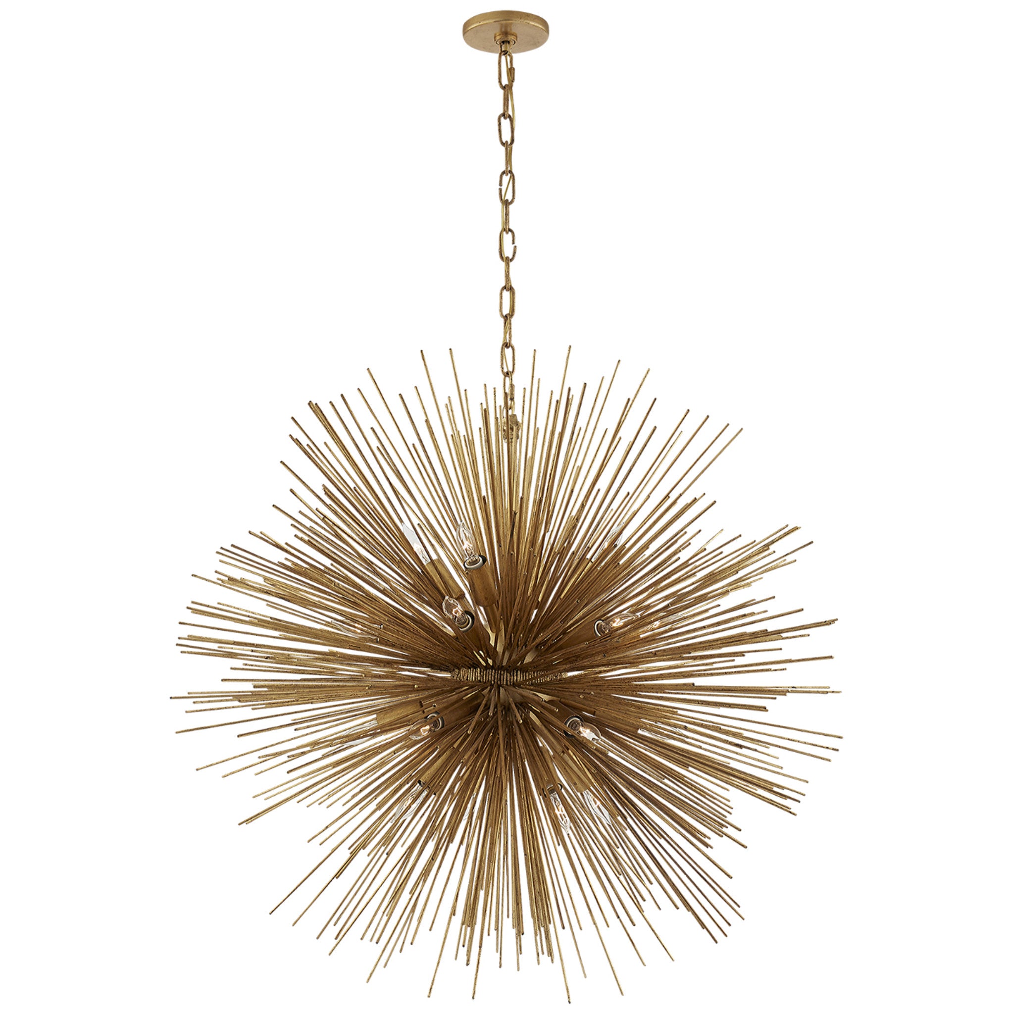 Kelly Wearstler Strada Large Round Chandelier in Gild Ceiling Light W40.25" x H40.75"