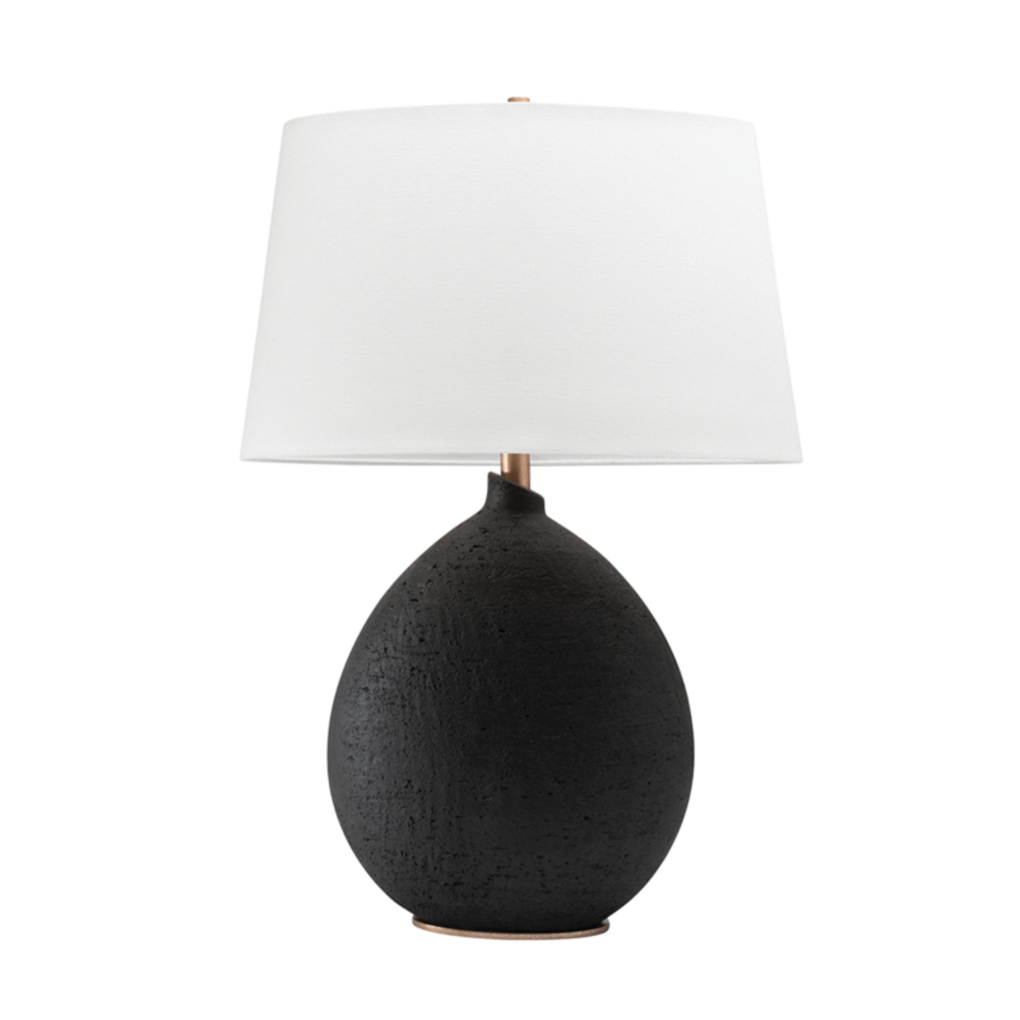 Denali 1-Light Table Lamp in Dusk Black 19L x 19W x 28.5H