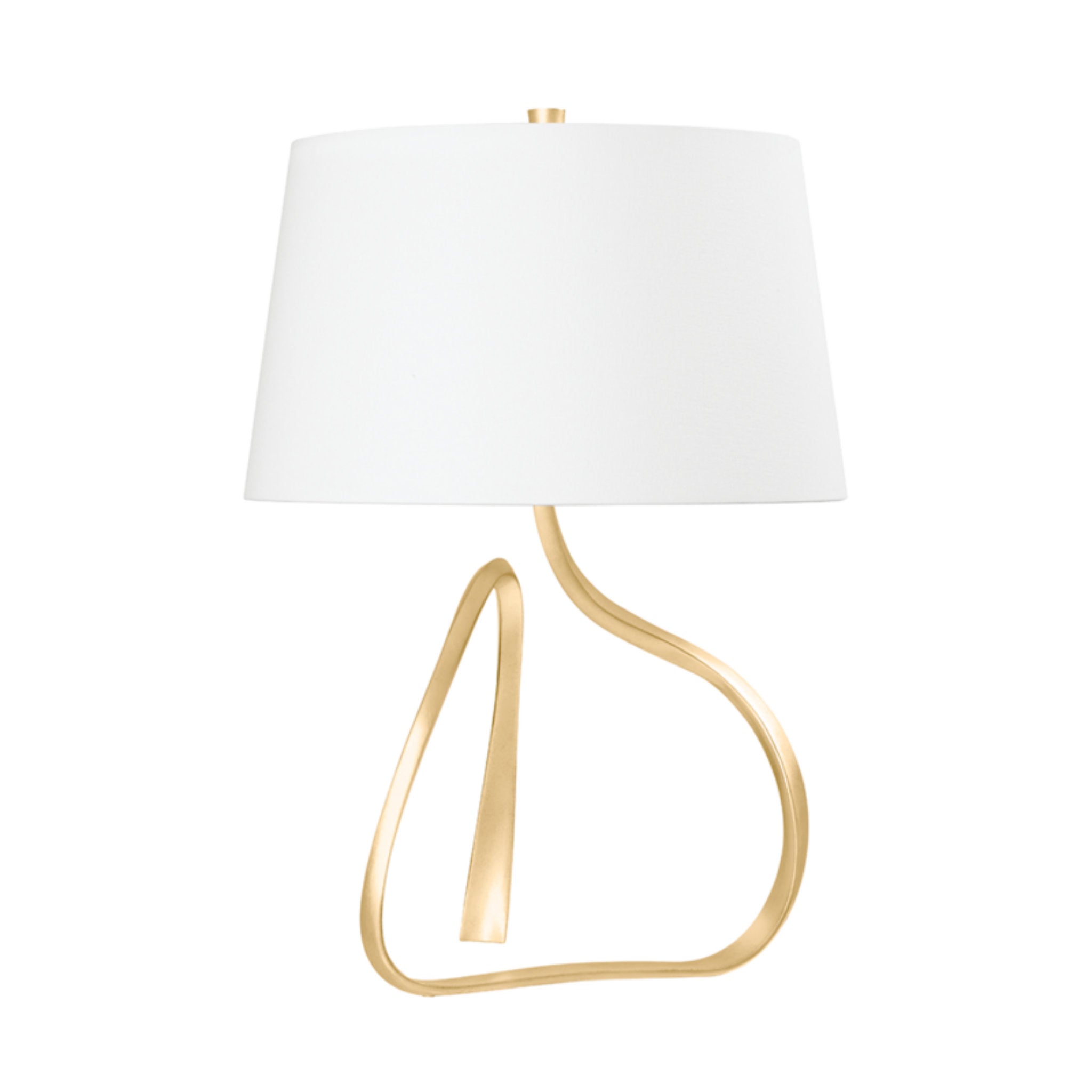 Tharold 1-Light Table Lamp in Vintage Gold Leaf 18W x 26.25H
