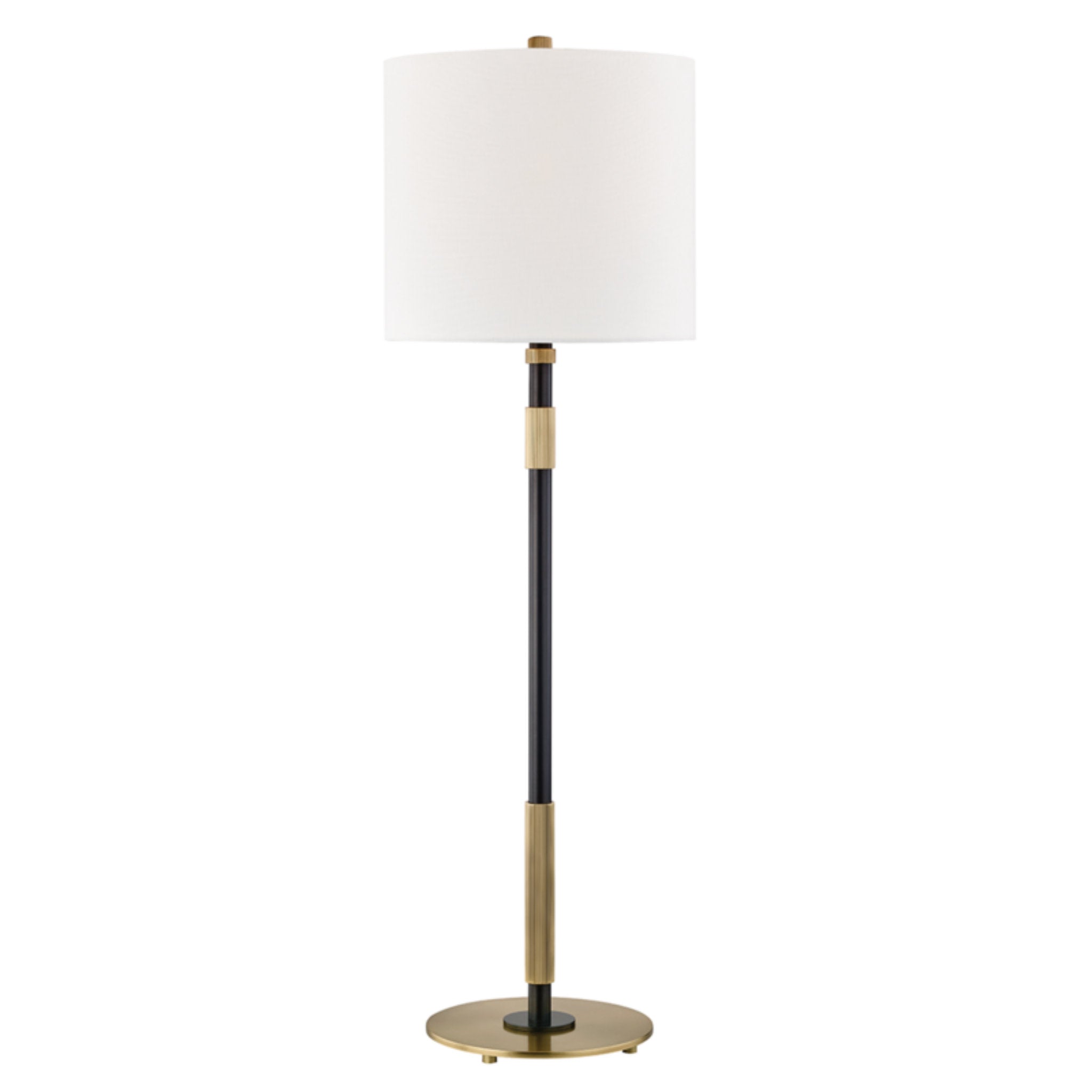 Bowery 1-Light Table Lamp in Aged Old Bronze 10L x 10W x 32.75H