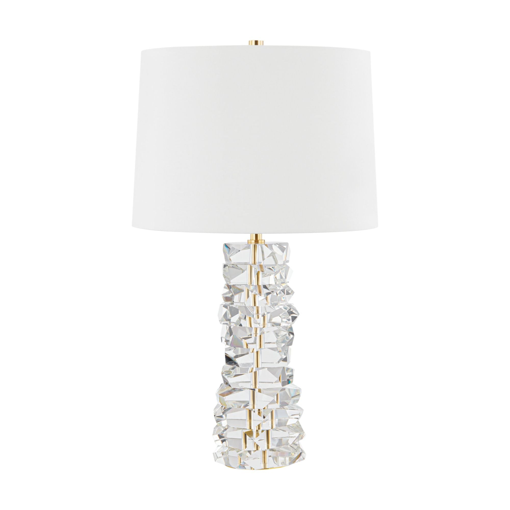 Bellarie 1-Light Table Lamp in Aged Brass 16.5W x 28.5H