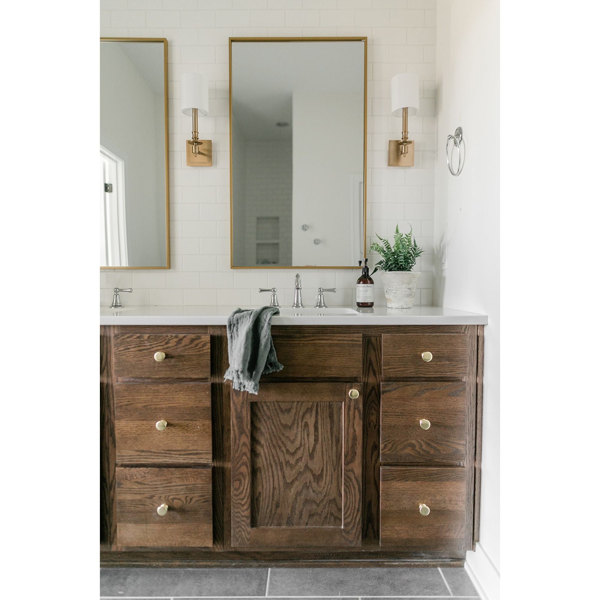 Lloyd 1 Light Aged Brass Sconce Silk Shade 4.5"W x 13.5"H x 5.5"D