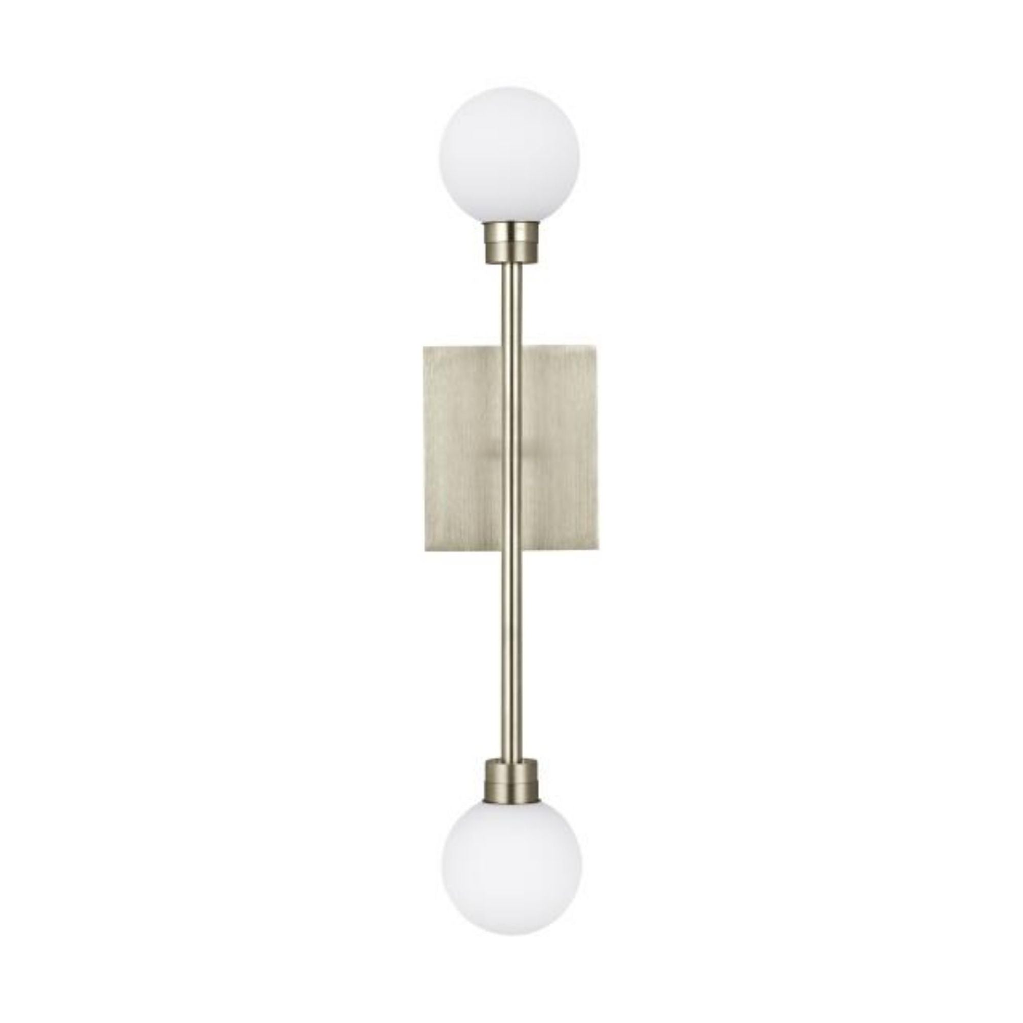 Mara Wall 2-Light LED 2700K Satin Nickel by Sean Lavin