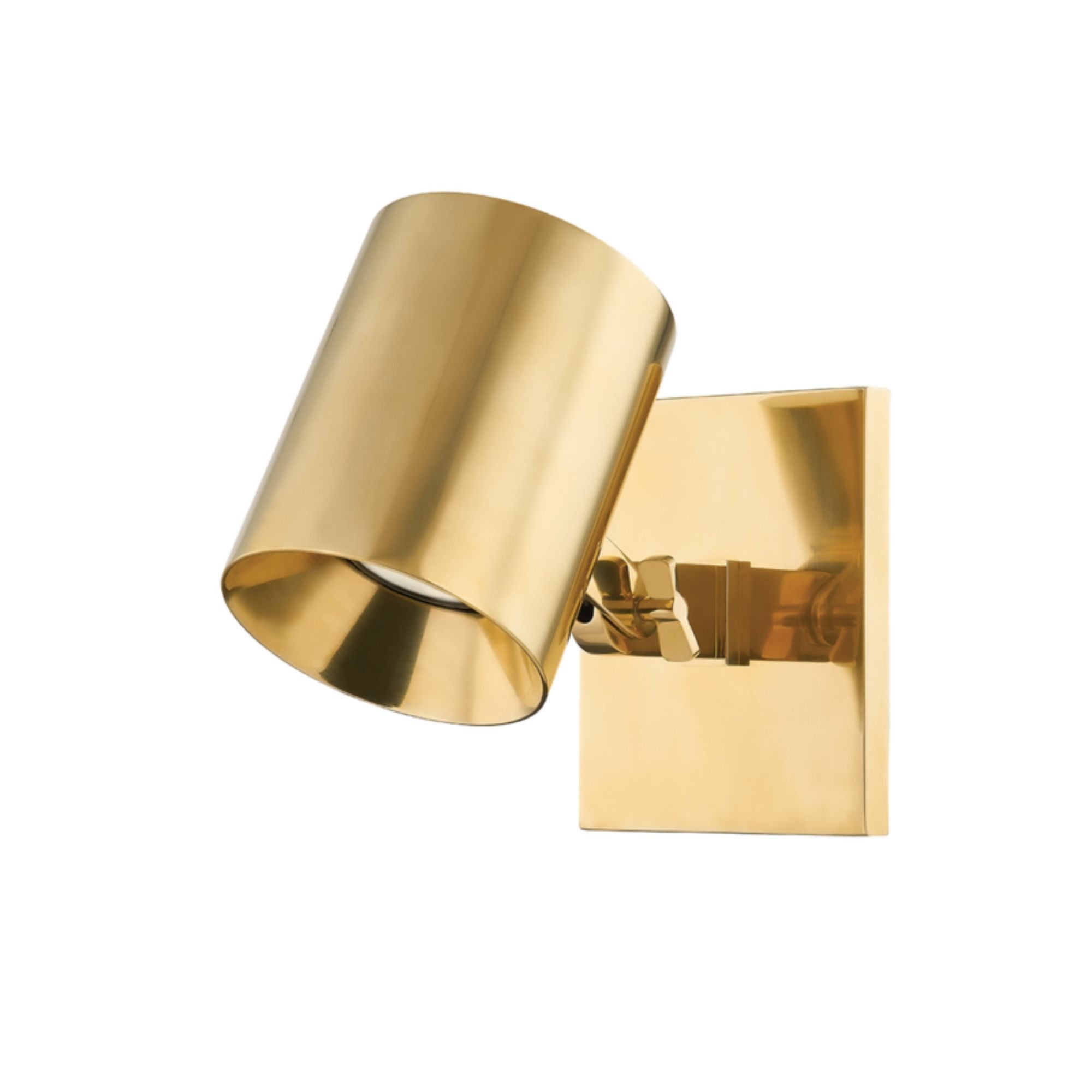 Highgrove 1-Light Wall Sconce in Aged Brass by Mark D. Sikes 4.75L x 4.75W x 5.75H