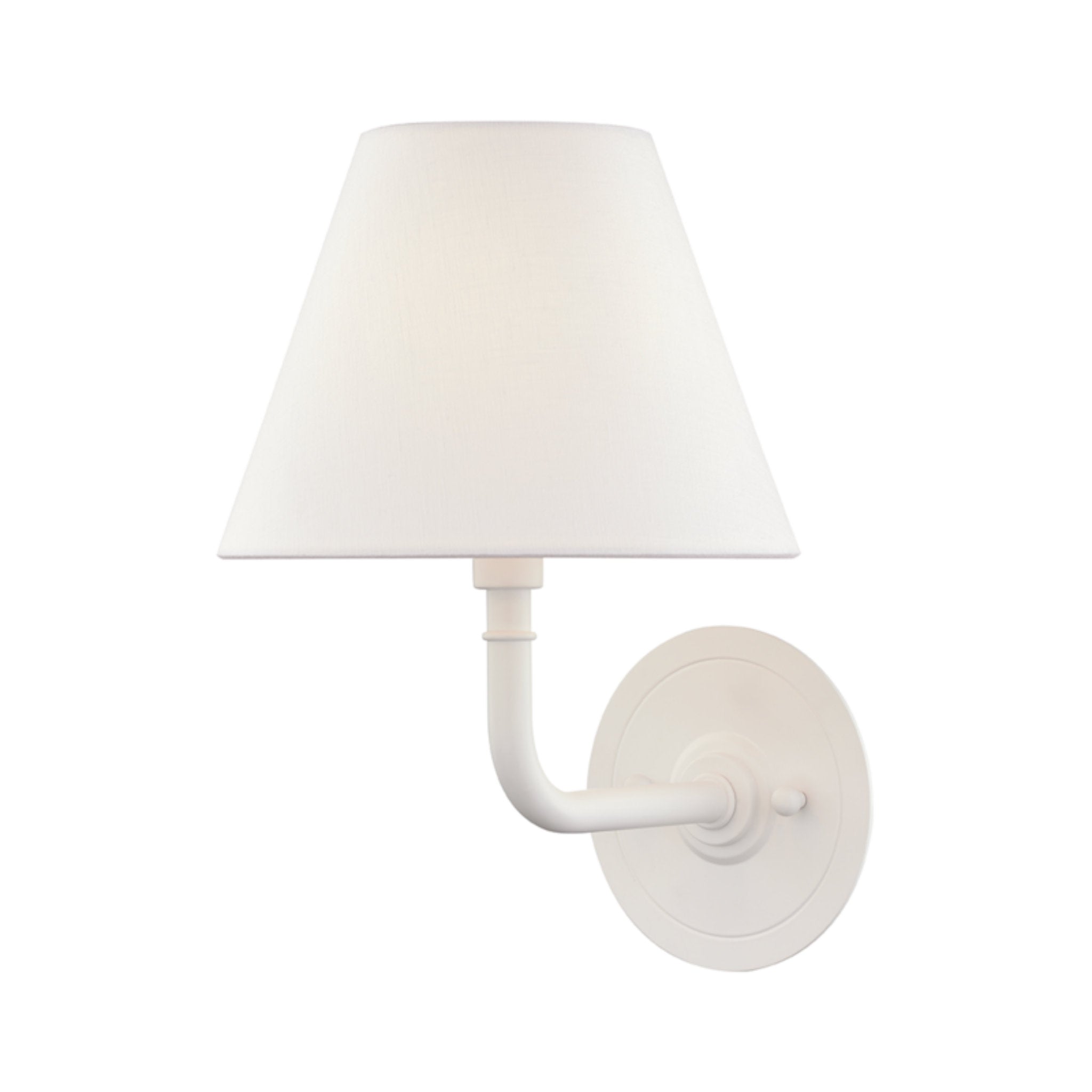 Signature No.1 1-Light Wall Sconce in White by Mark D. Sikes 8L x 8W x 11.25H