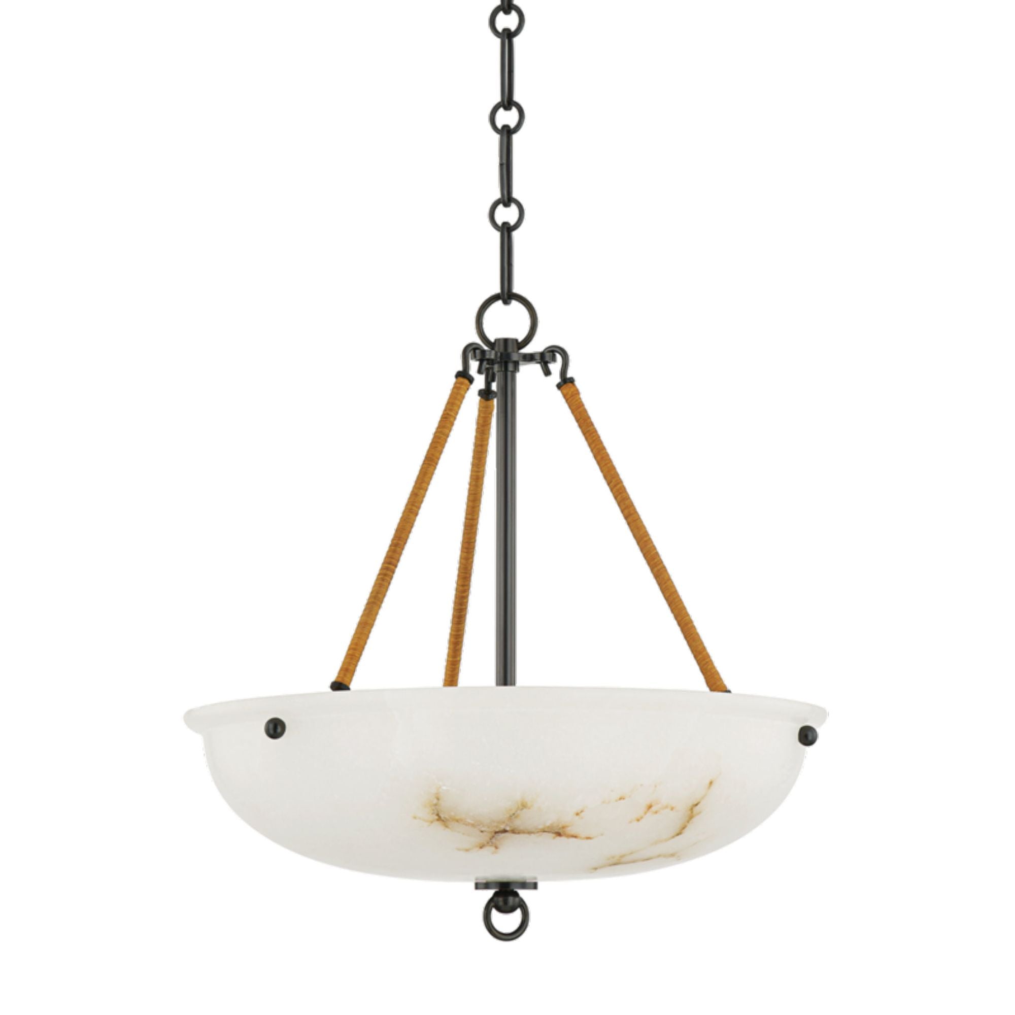 Somerset 3-Light Pendant in Distressed Bronze by Mark D. Sikes 16L x 16W x 15.75H