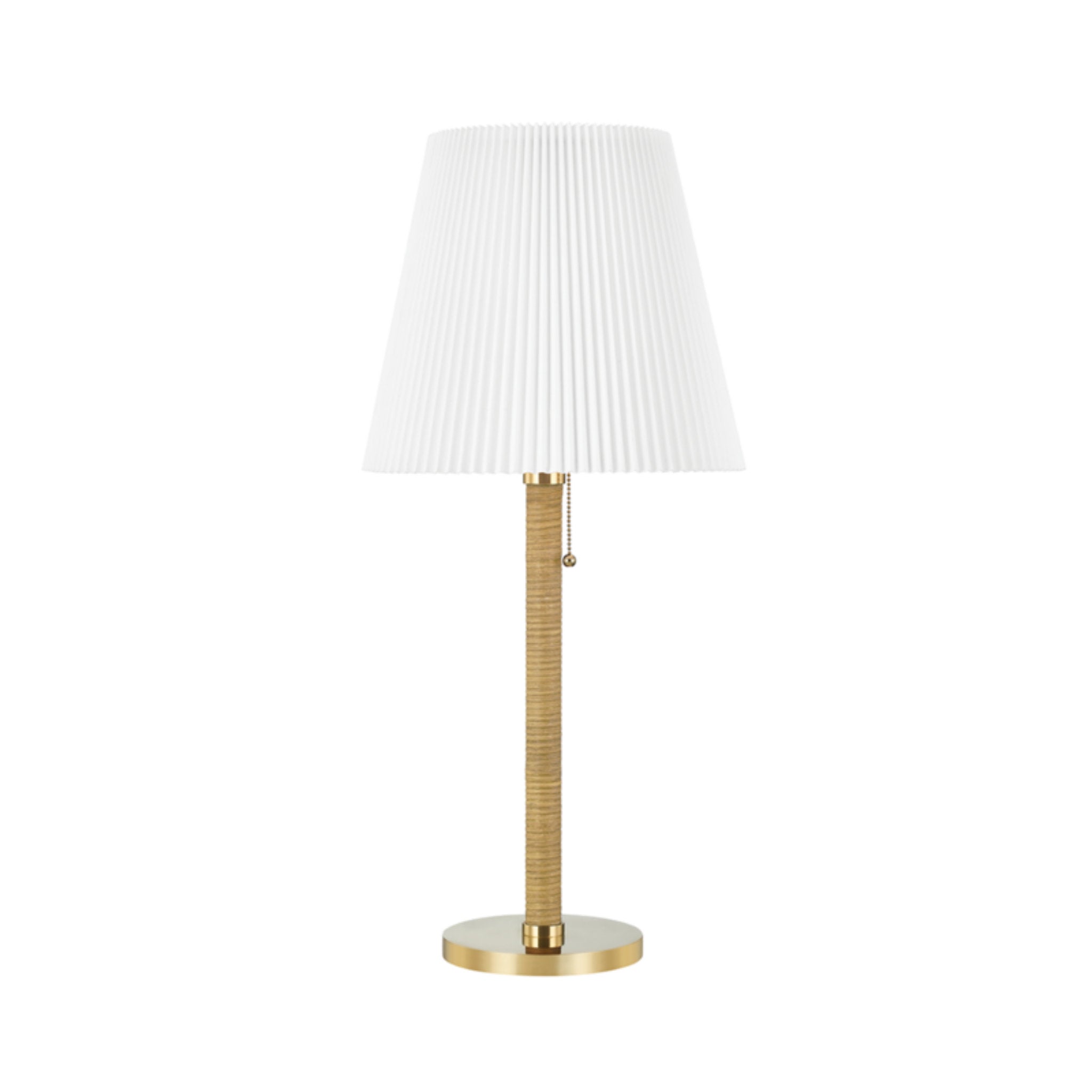 Dorset 1-Light Table Lamp in Aged Brass by Mark D. Sikes 13.5L x 13.5W x 28.5H