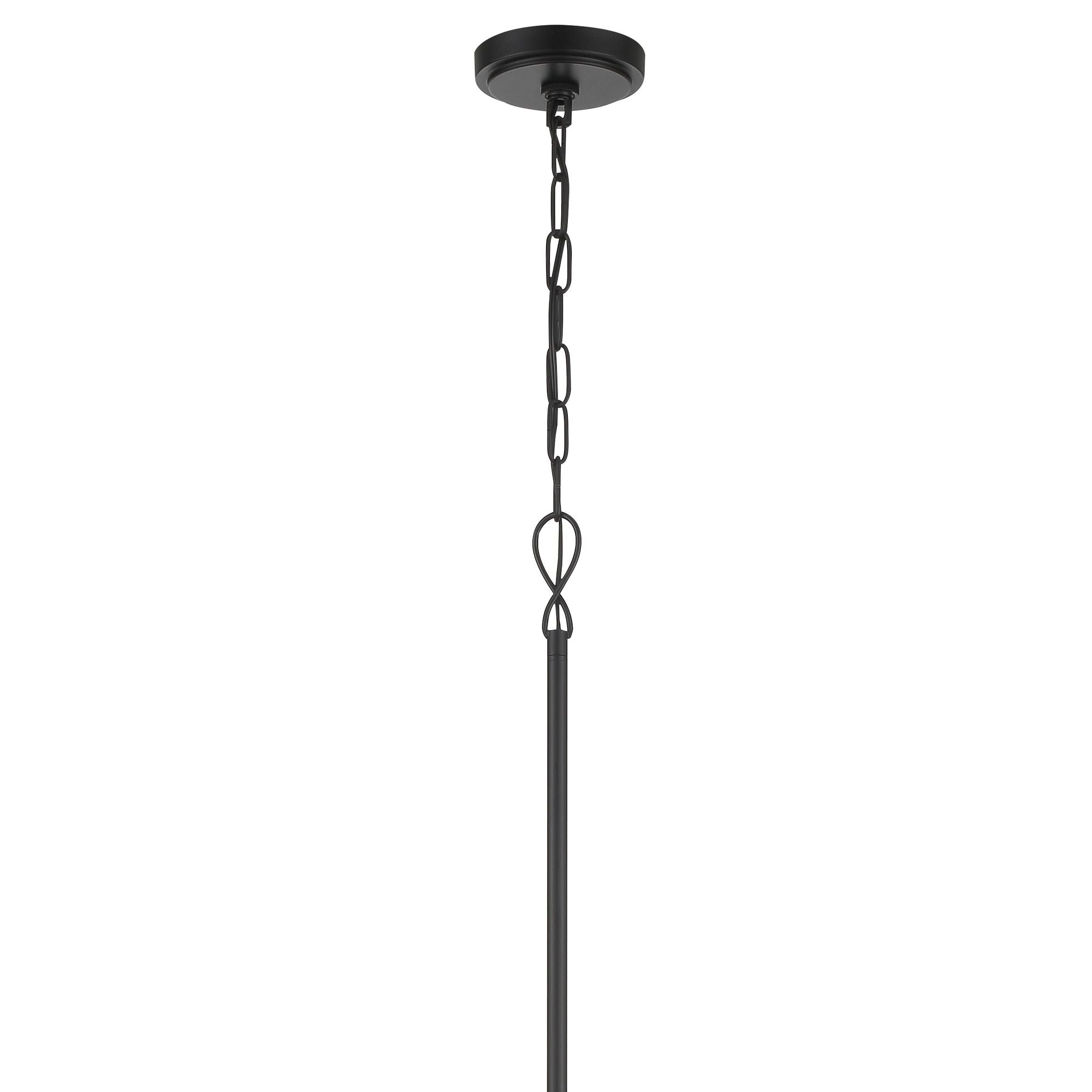 Mila 15 Light Black Chandelier 48"W x 42"H x 48"D