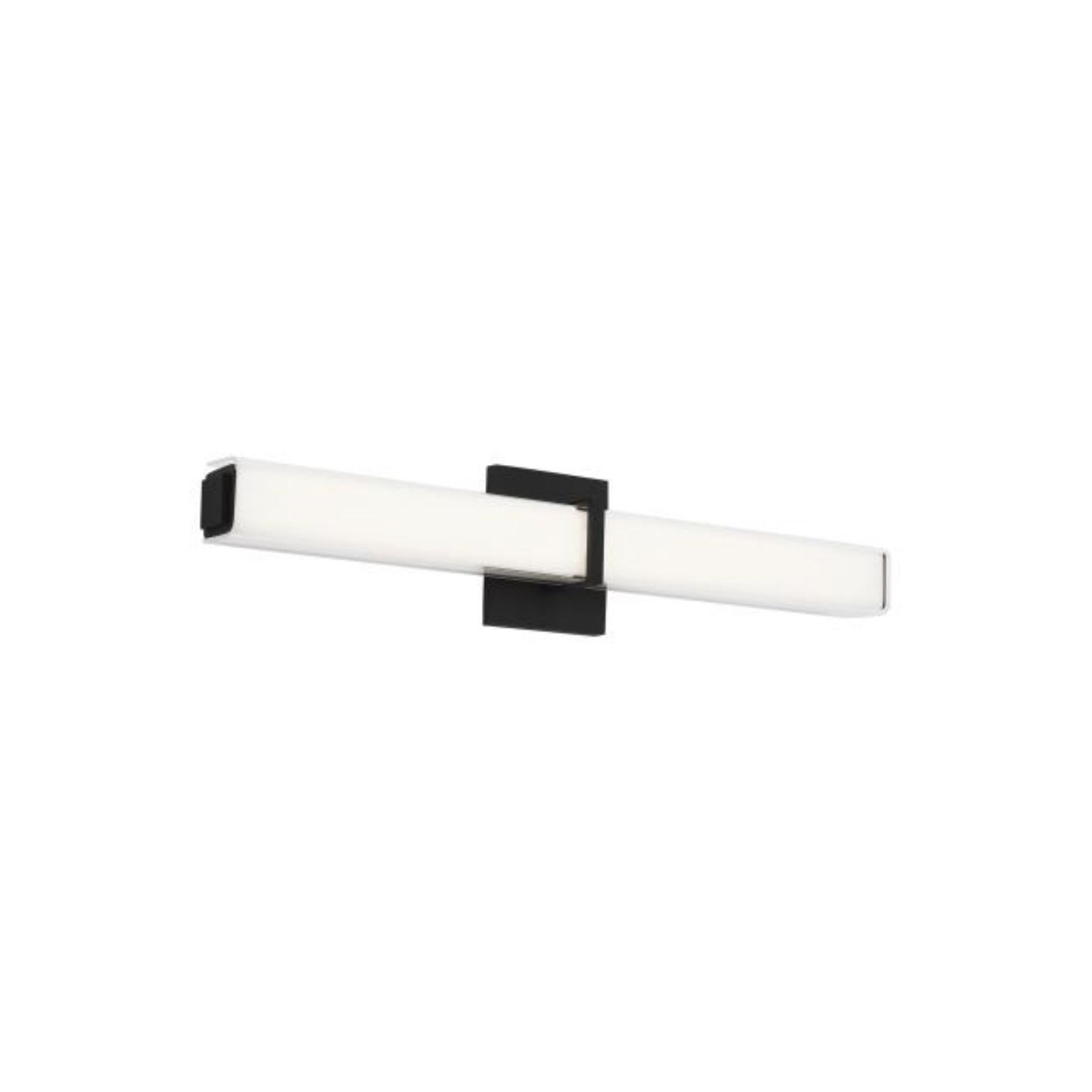 Milan 24 Bath Bath Collection 1-Light LED 3000K Nightshade Black by Sean Lavin