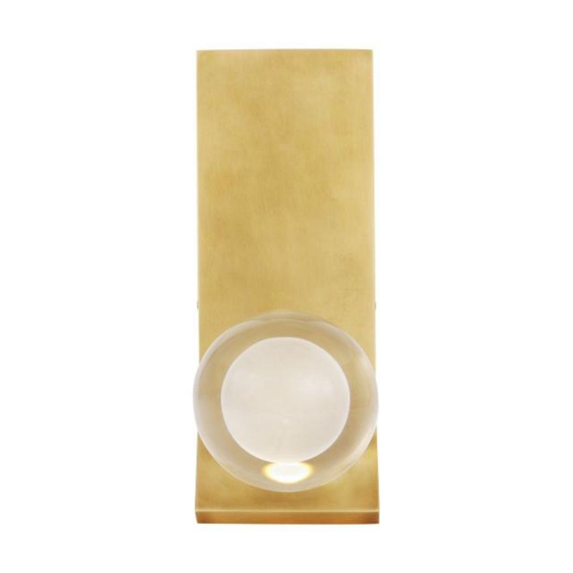 Mina Wall Wall Collection 1-Light LED 3000K Natural Brass by Sean Lavin