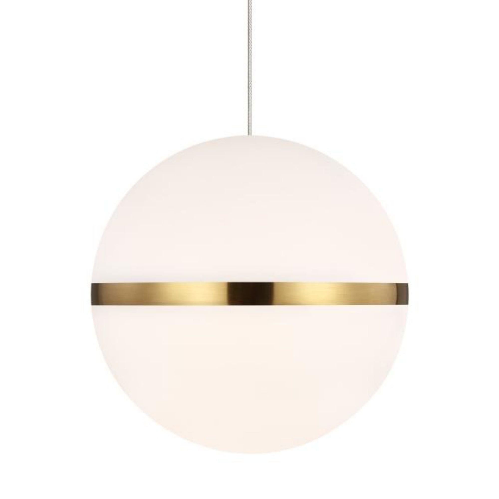 Mini Hanea Pendant FreeJack 1-Light Natural Brass by Sean Lavin