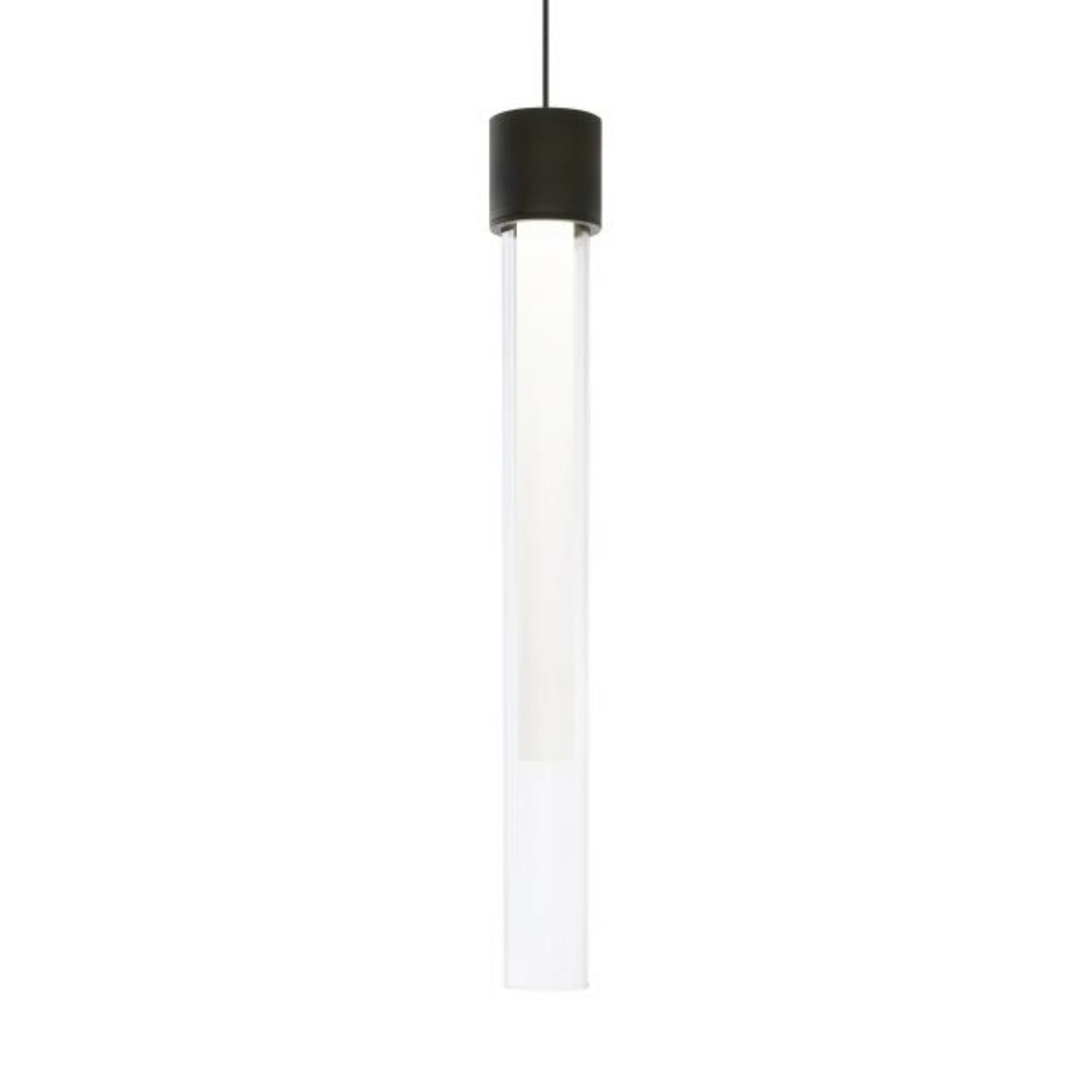 Mini Linger Pendant FreeJack 1-Light LED 3000K Nightshade Black by Sean Lavin