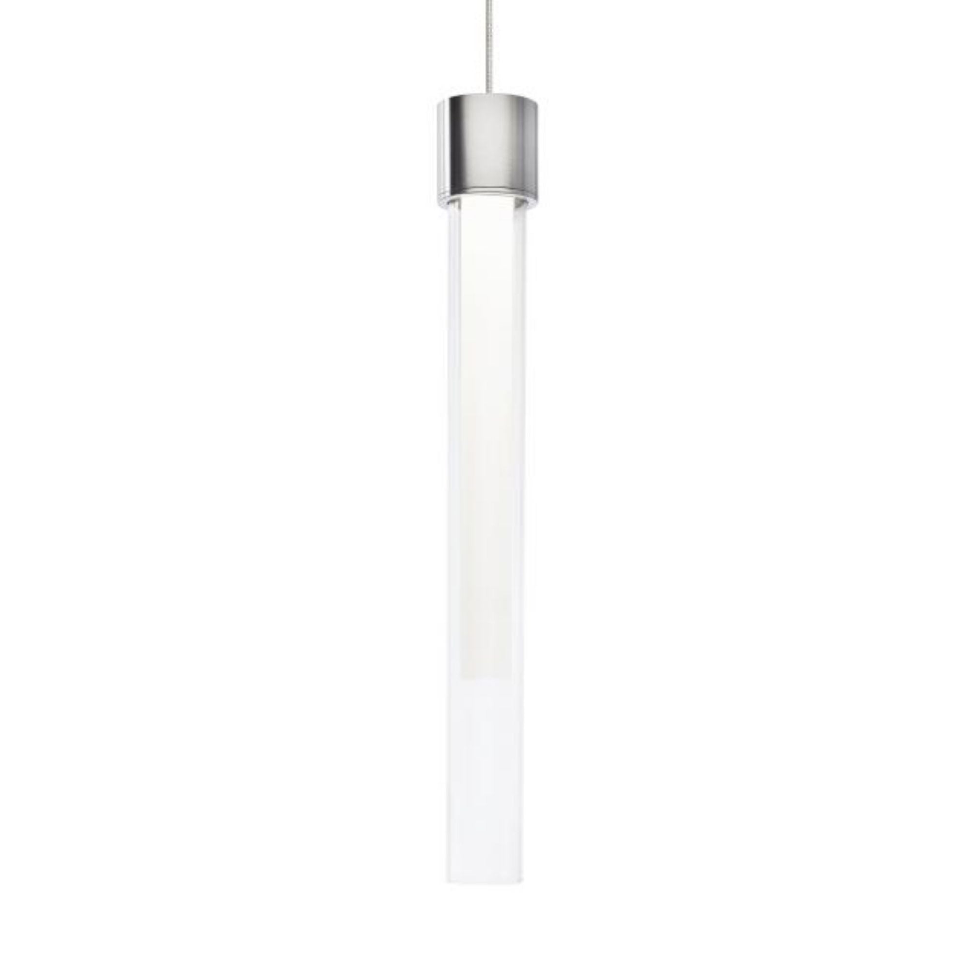 Mini Linger Pendant FreeJack 1-Light LED 3000K Satin Nickel by Sean Lavin