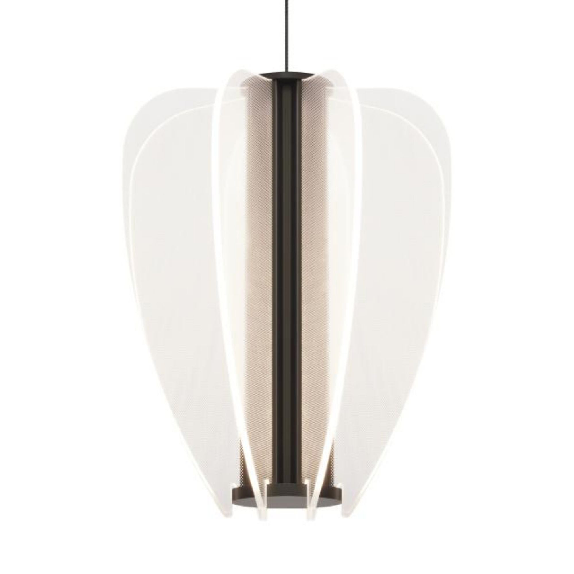 Mini Nyra Pendant FreeJack 1-Light LED 3000K Nightshade Black by Sean Lavin