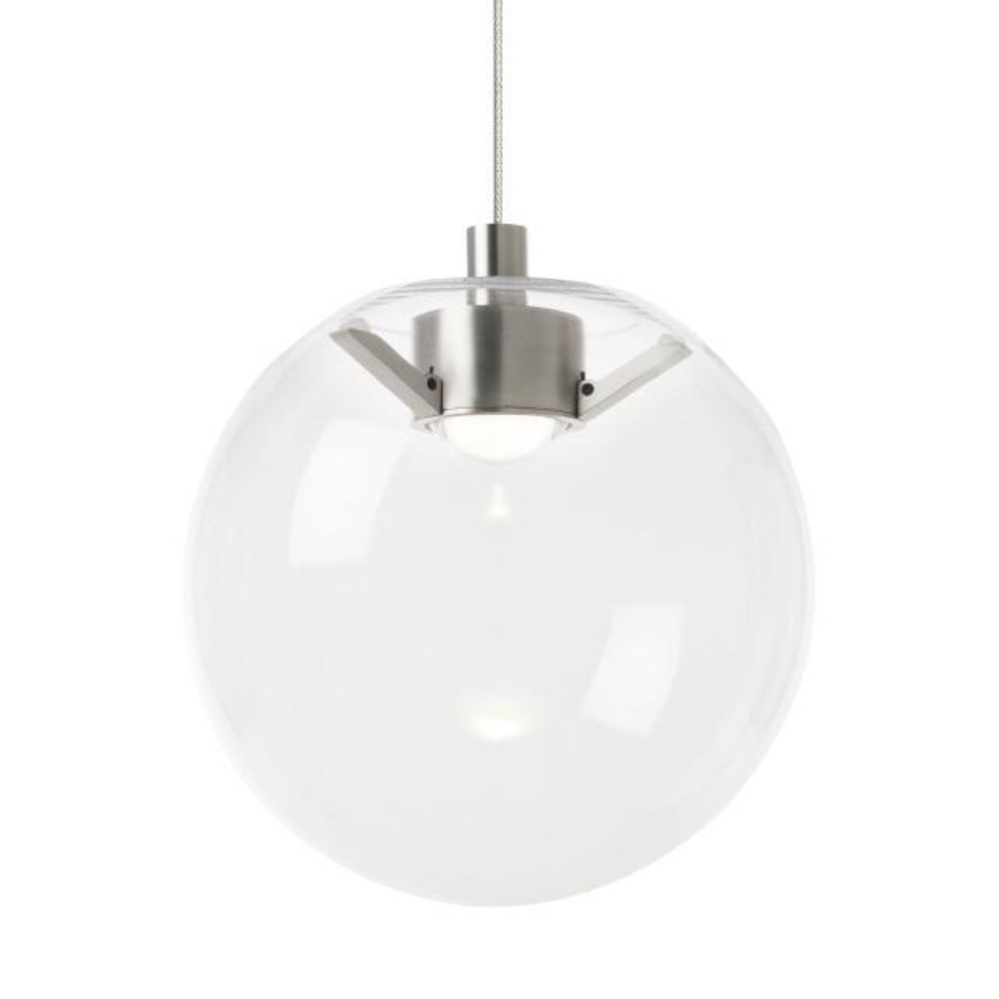Mini Palona Pendant FreeJack 1-Light LED 3000K-2200K Satin Nickel by Sean Lavin