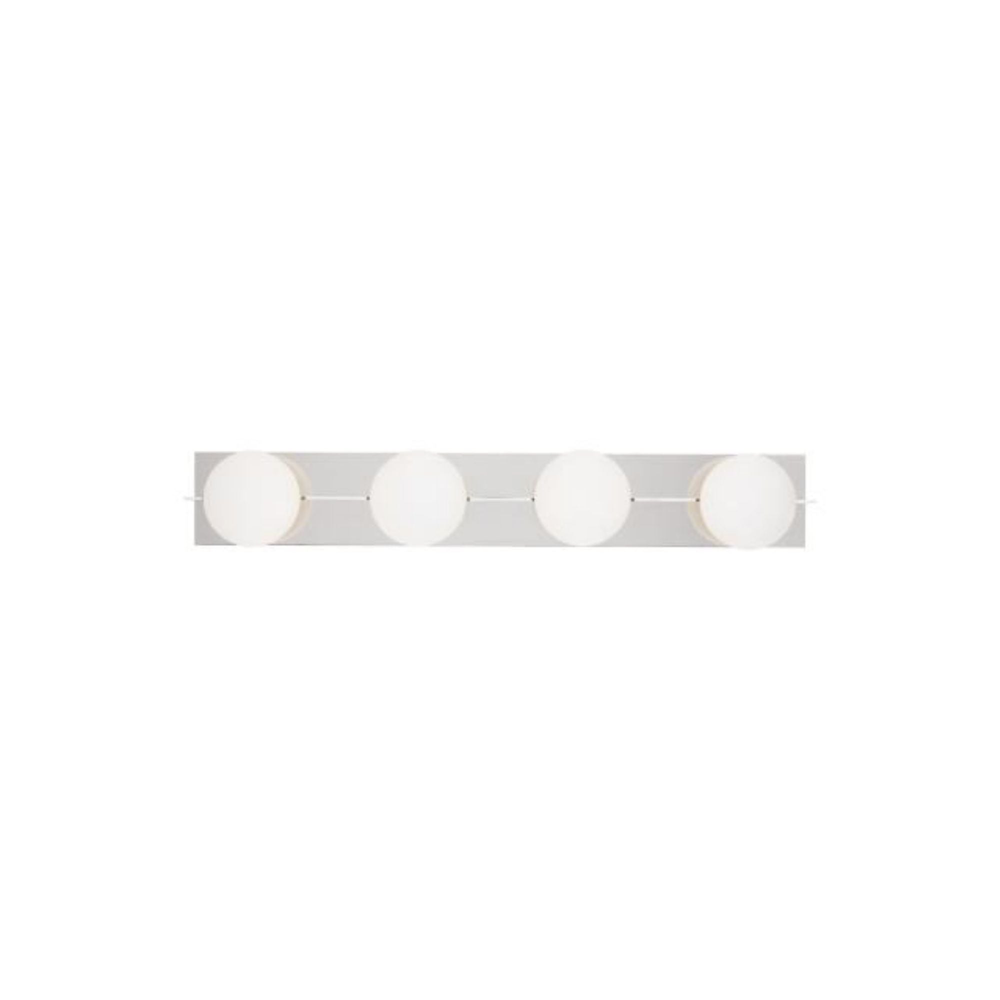 Orbel 4-Light Bath Bath Collection 4-Light Polished Nickel by Sean Lavin