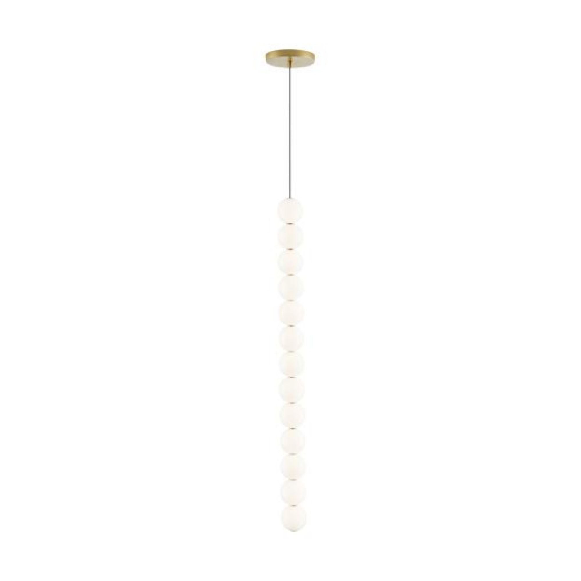 Orbet 13-Light Pendant Chandeliers 1-Light LED 2700K Natural Brass by Sean Lavin