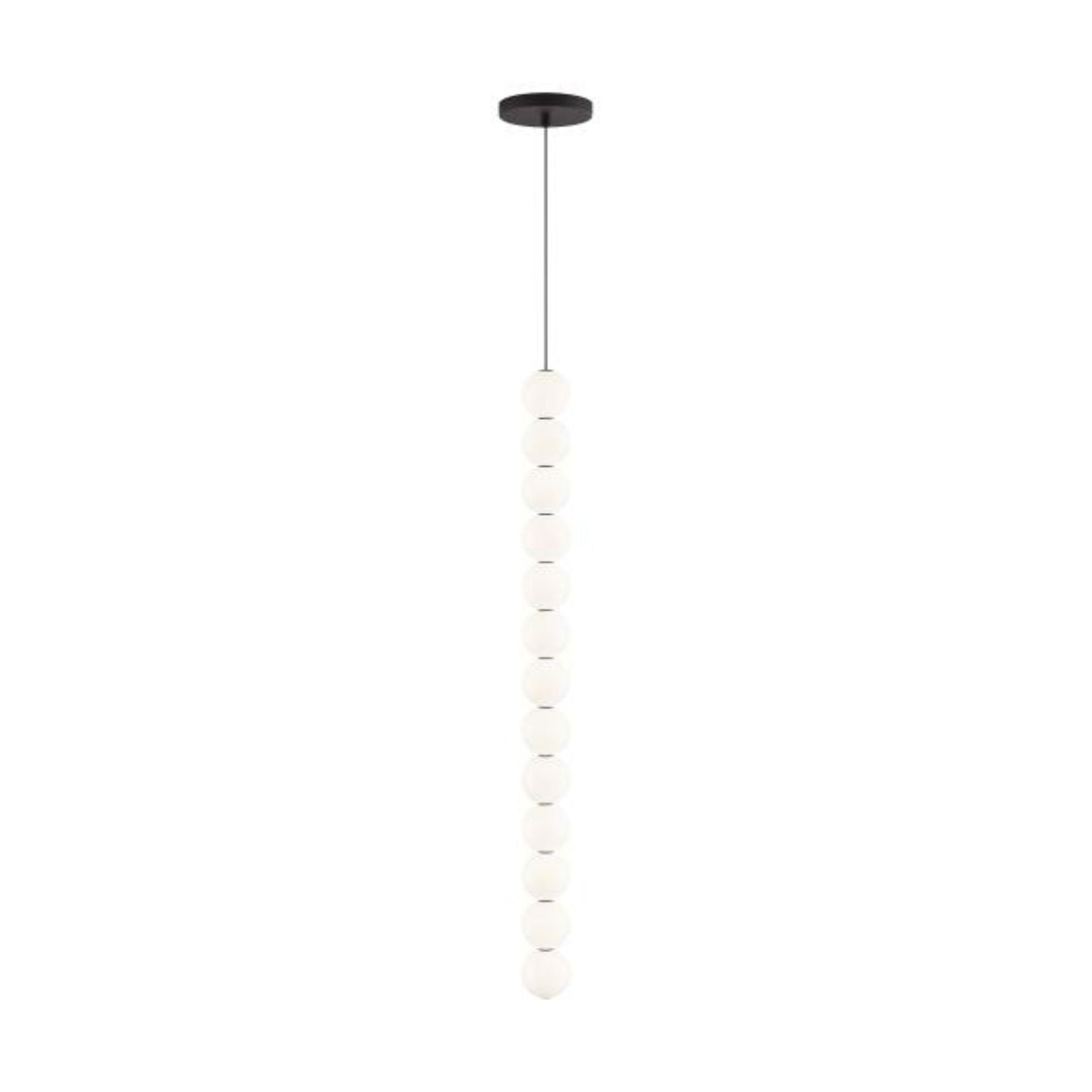 Orbet 13-Light Pendant Chandeliers 1-Light LED 2700K Nightshade Black by Sean Lavin