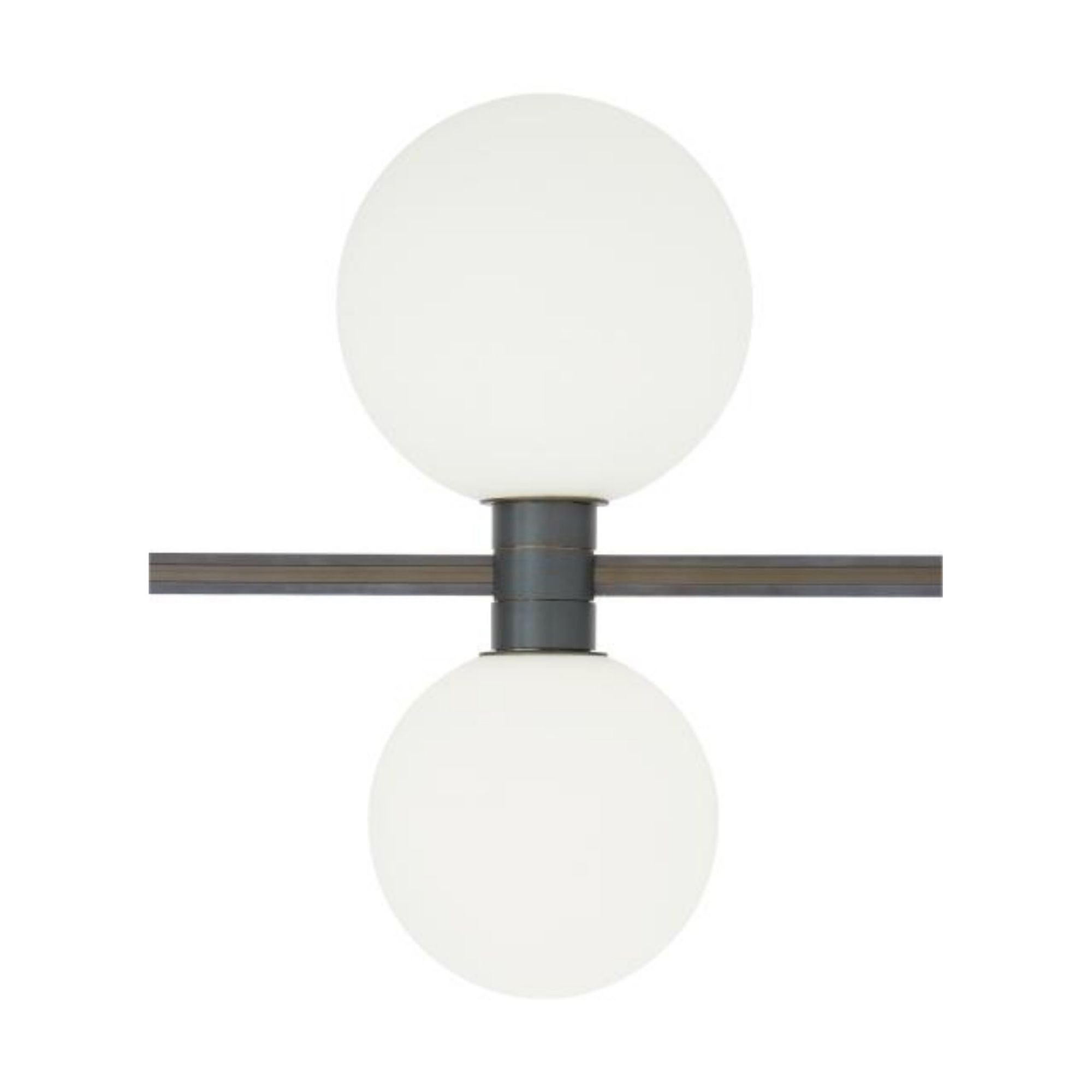 Orbs Head MonoRail 1-Light LED 3000K Antique Bronze by Sean Lavin