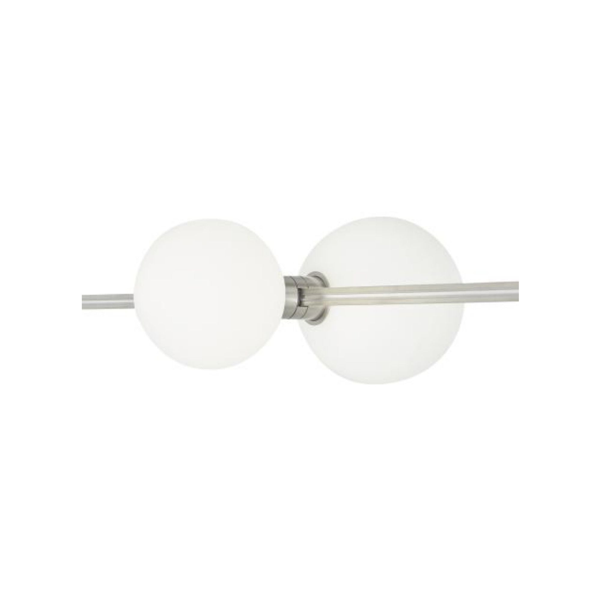Orbs Head MonoRail 1-Light LED 3000K Satin Nickel by Sean Lavin