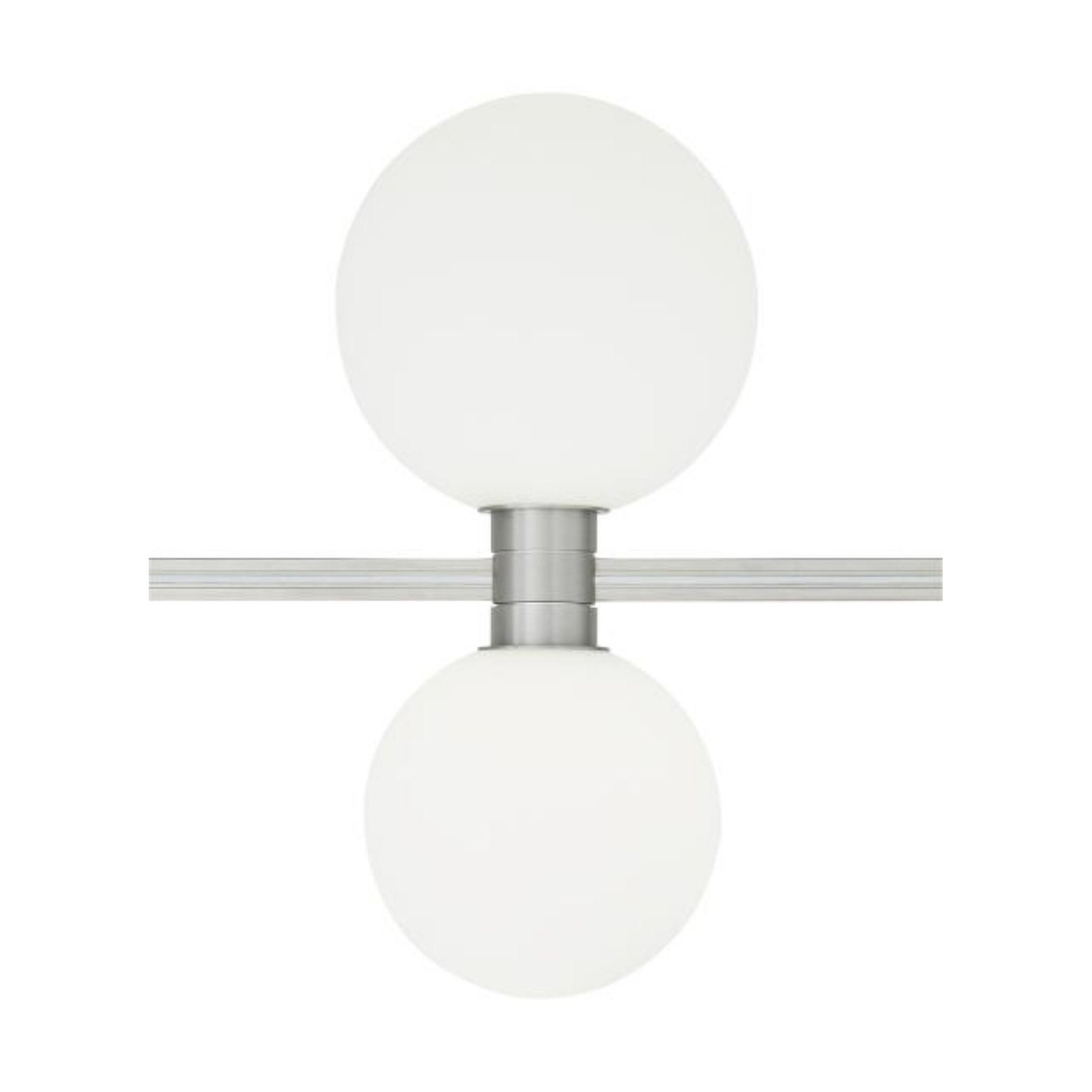 Orbs Head MonoRail 1-Light LED 3000K Satin Nickel by Sean Lavin