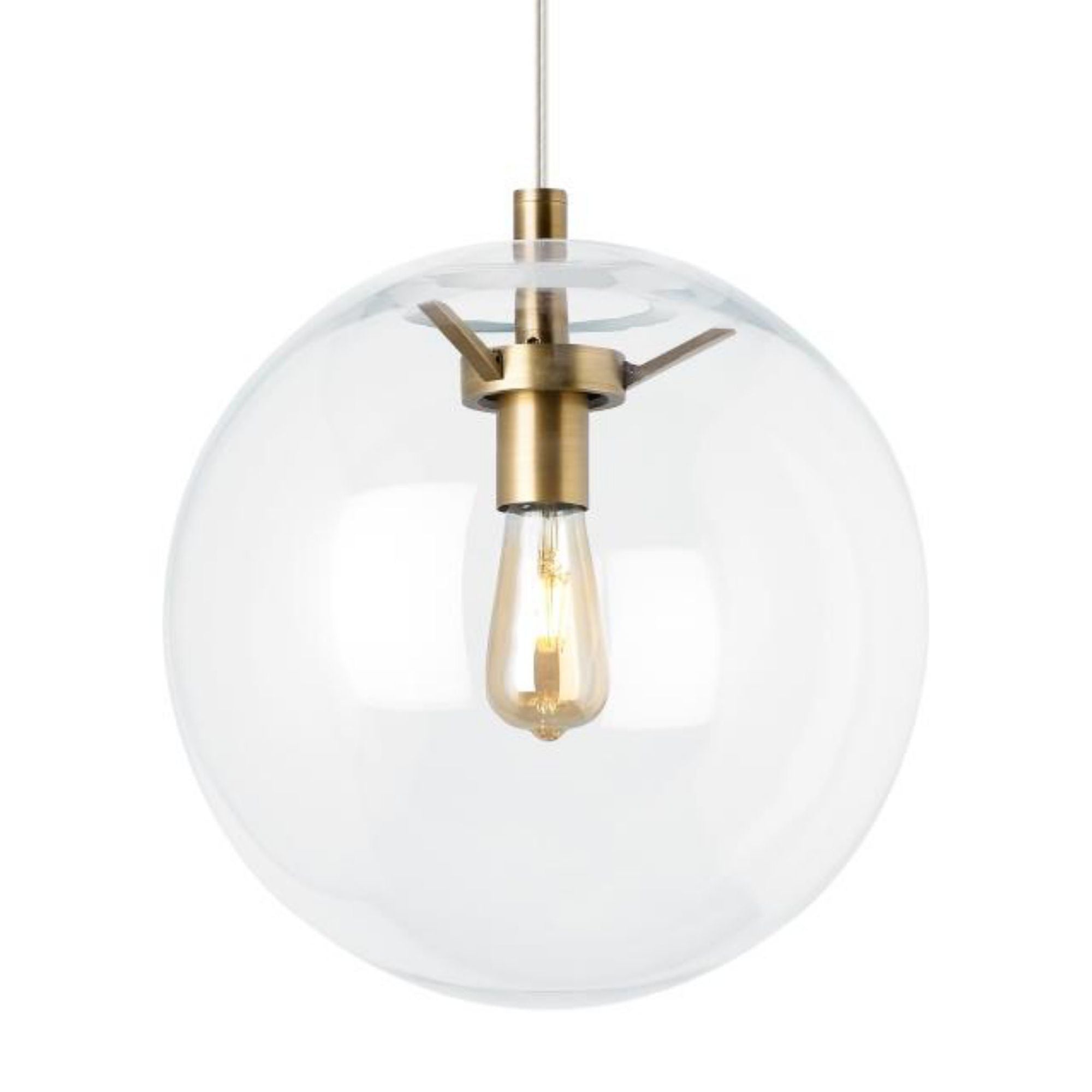Palona Pendant Line-Voltage Pendants/Suspension 1-Light Aged Brass by Sean Lavin
