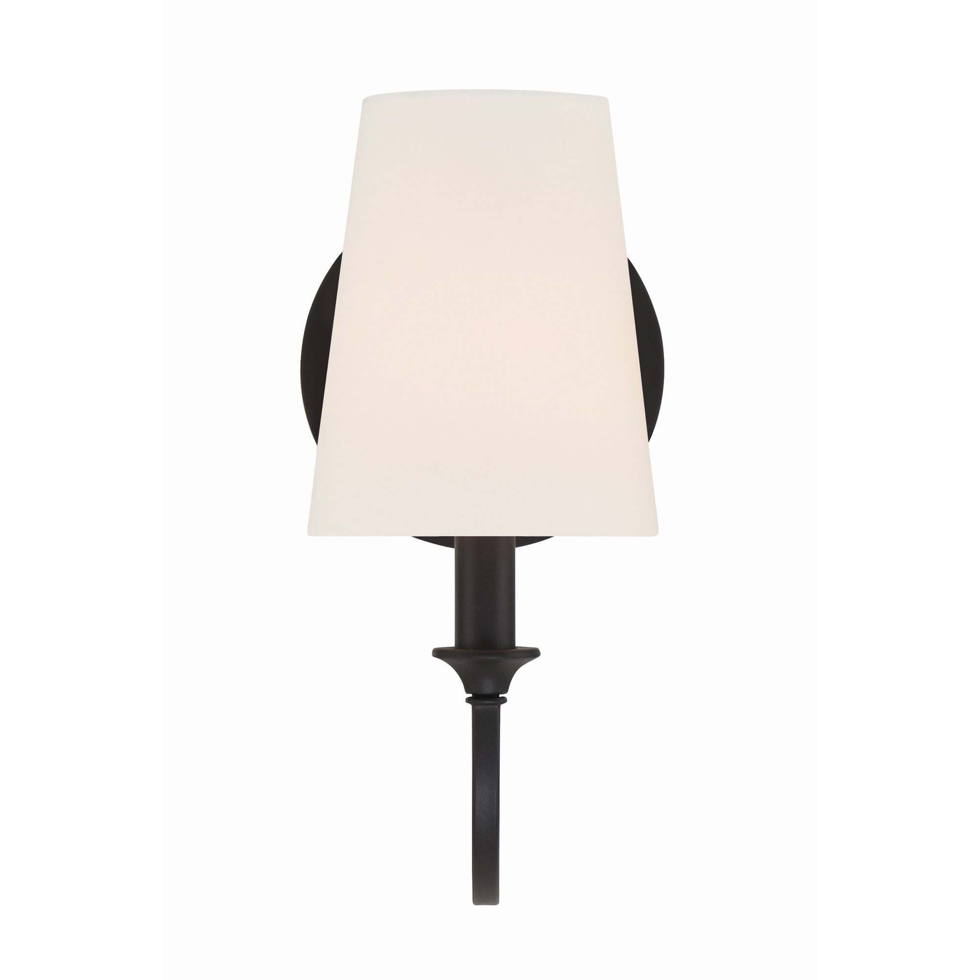 Payton 5.5'' Black Forged Sconce Black 5.5"W x 11.75"H x 7.5"D