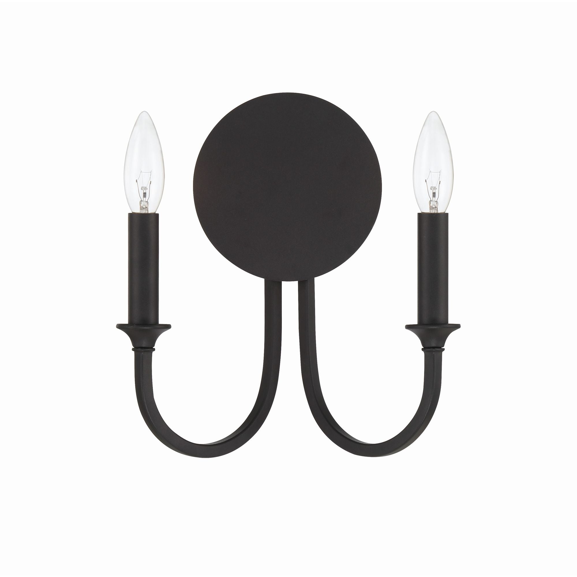 Payton 13.5'' Black Forged Sconce Black 13.5"W x 11.75"H x 6"D