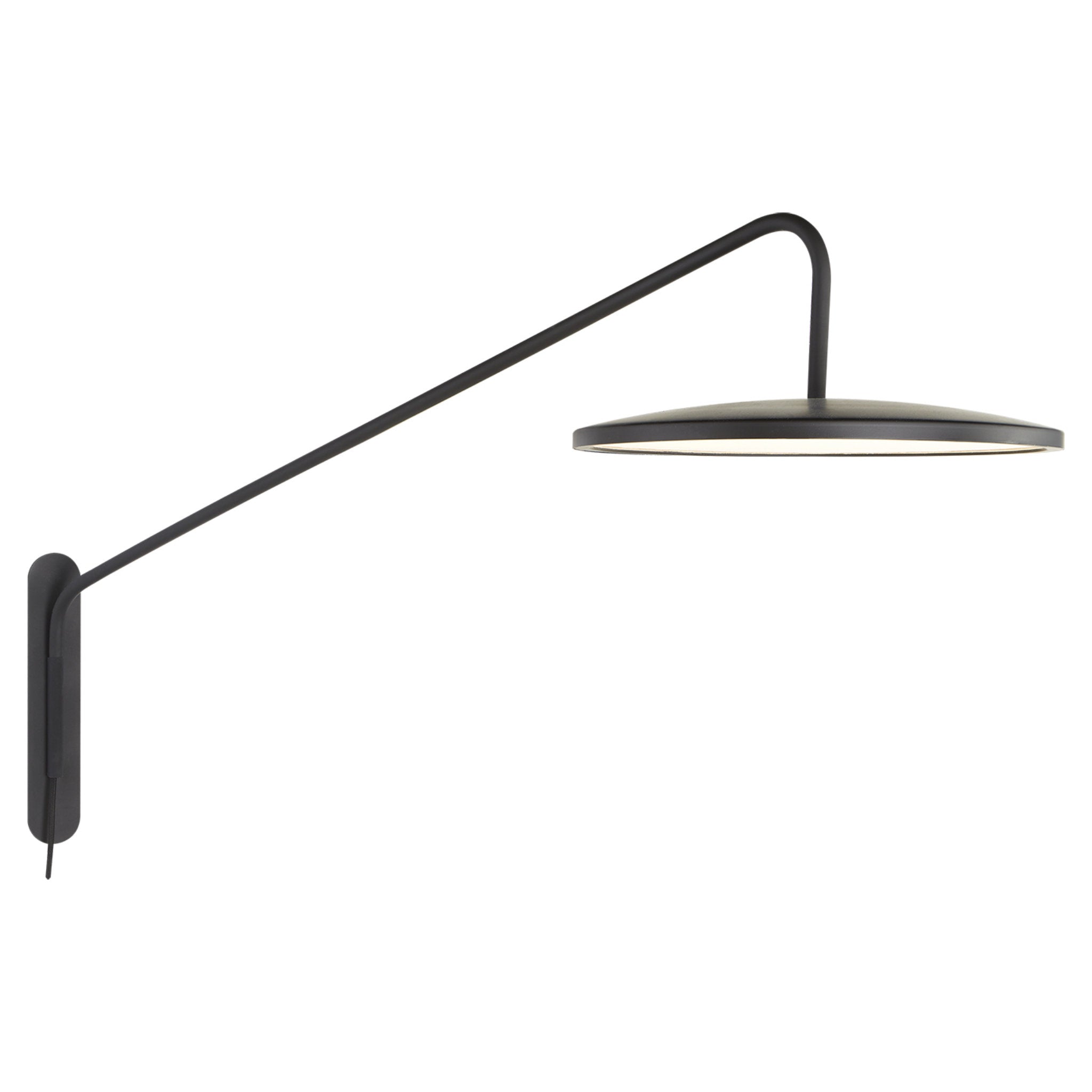 Peter Bristol Dot 16" Articulating Wall Light in Matte Black W16.25" x H28"