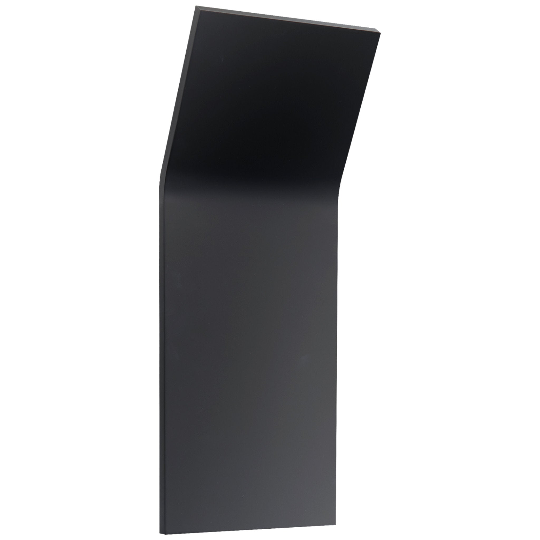 Peter Bristol Bend Large Tall Light in Matte Black Wall Light W8" x H20"