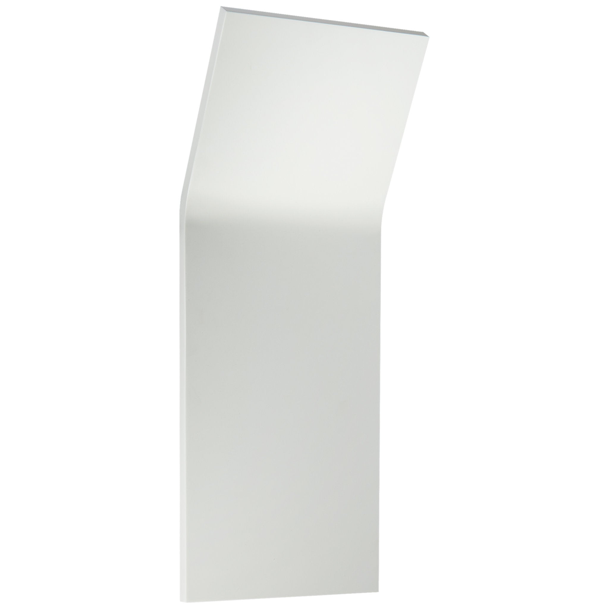 Peter Bristol Bend Large Tall Light in White Wall Light W8" x H20"