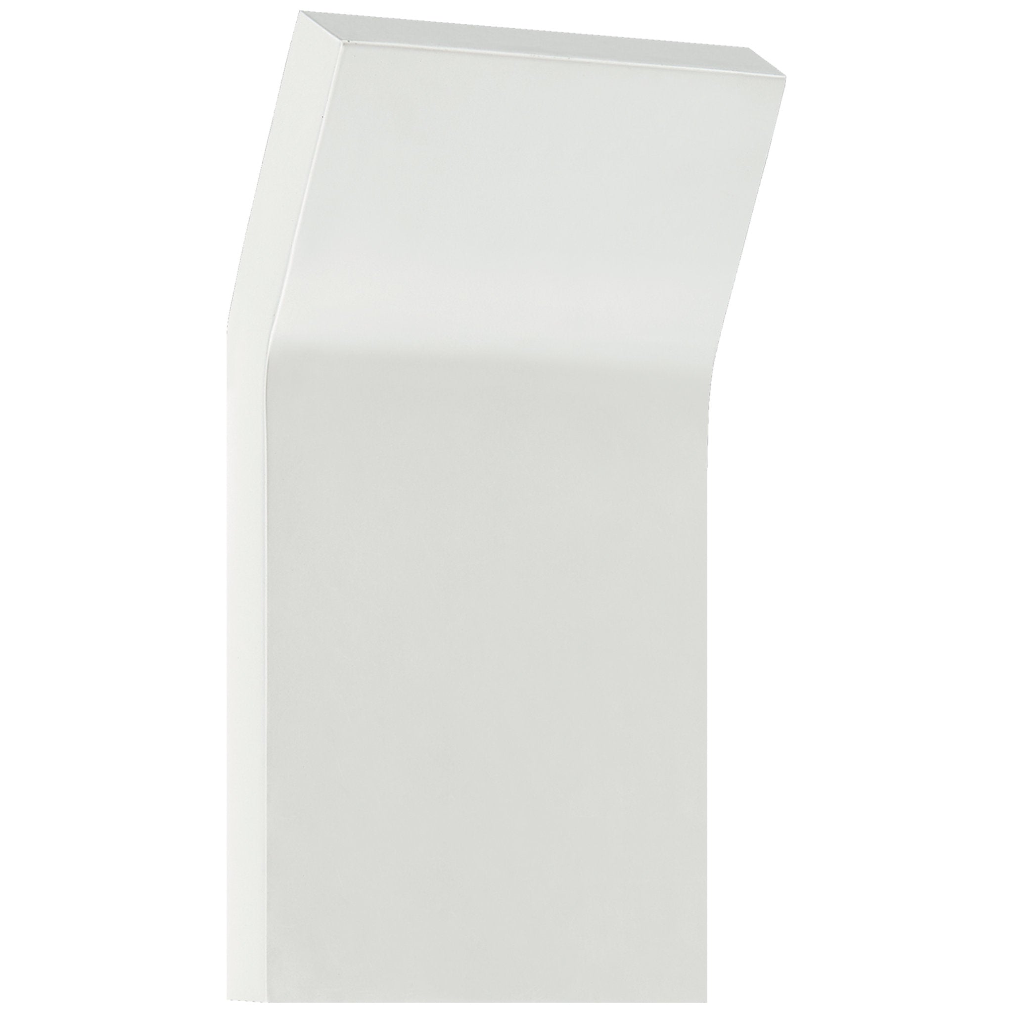 Peter Bristol Bend Medium Square Light in White Wall Light W4.5" x H8"
