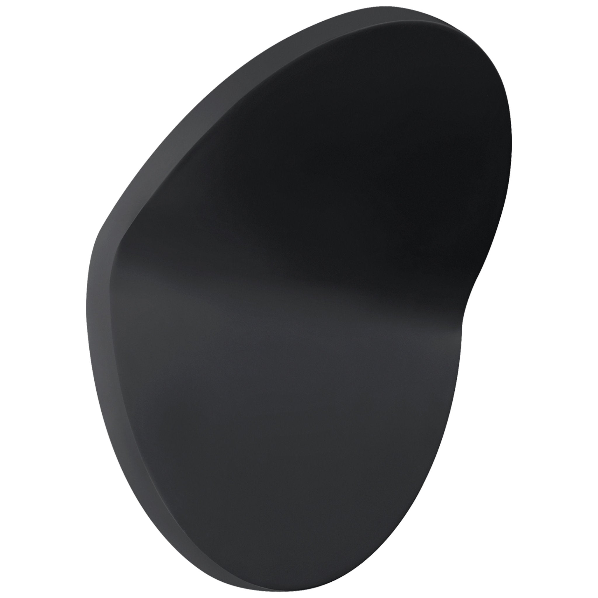 Peter Bristol Bend Large Round Light in Matte Black Wall Light W12" x H11.5"