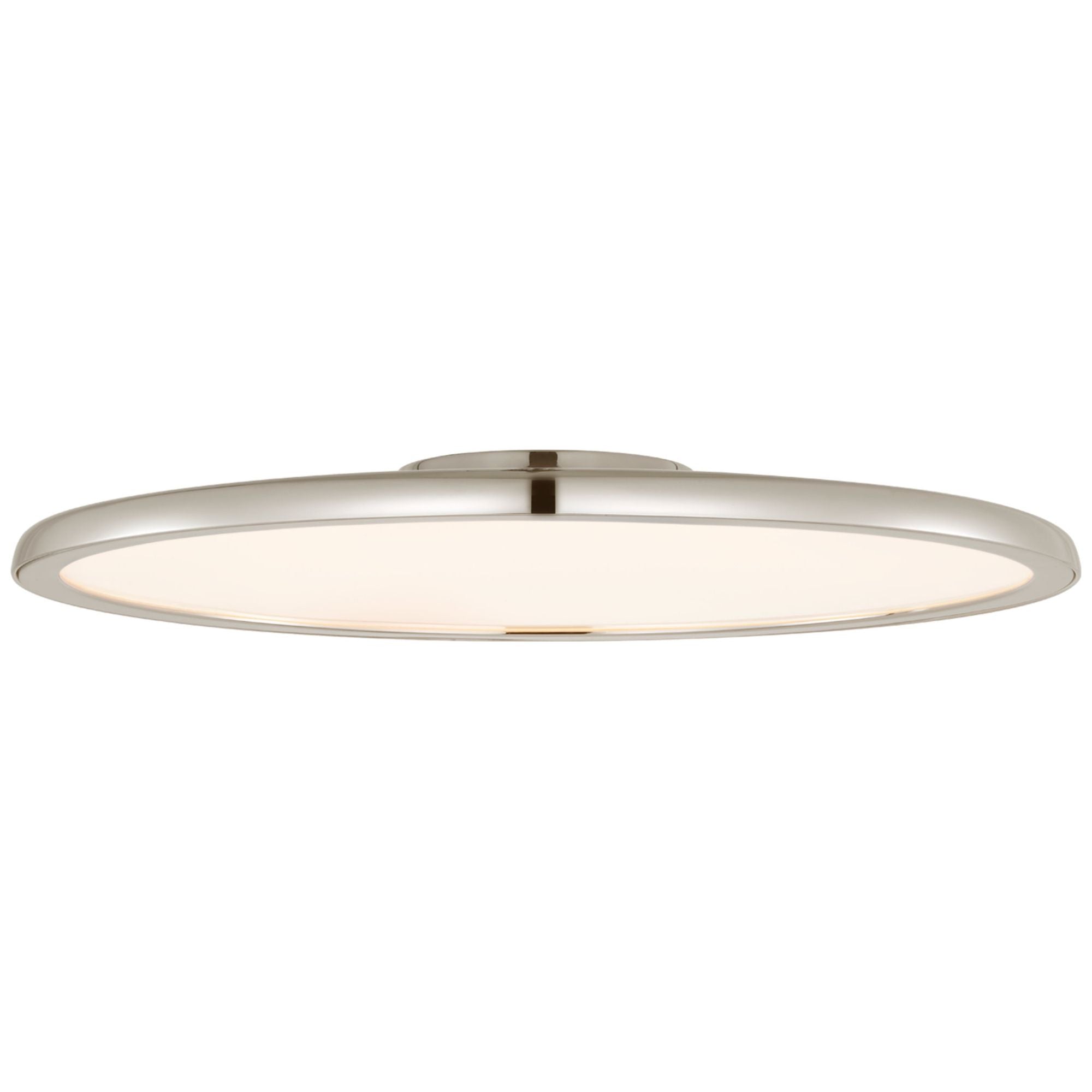 Peter Bristol Dot 22" Flush Mount in Polished Nickel Ceiling Light W22.25" x H2.5"