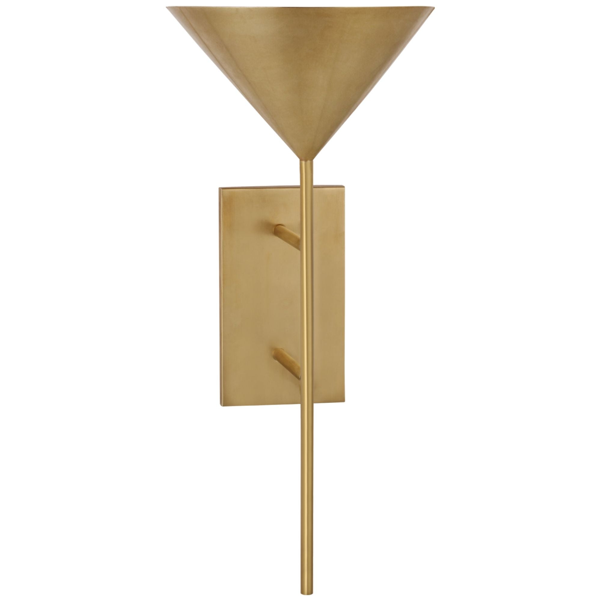 Paloma Contreras Orsay Medium Uplight Sconce in Hand-Rubbed Antique Brass Wall Light W7.25" x H16.25"