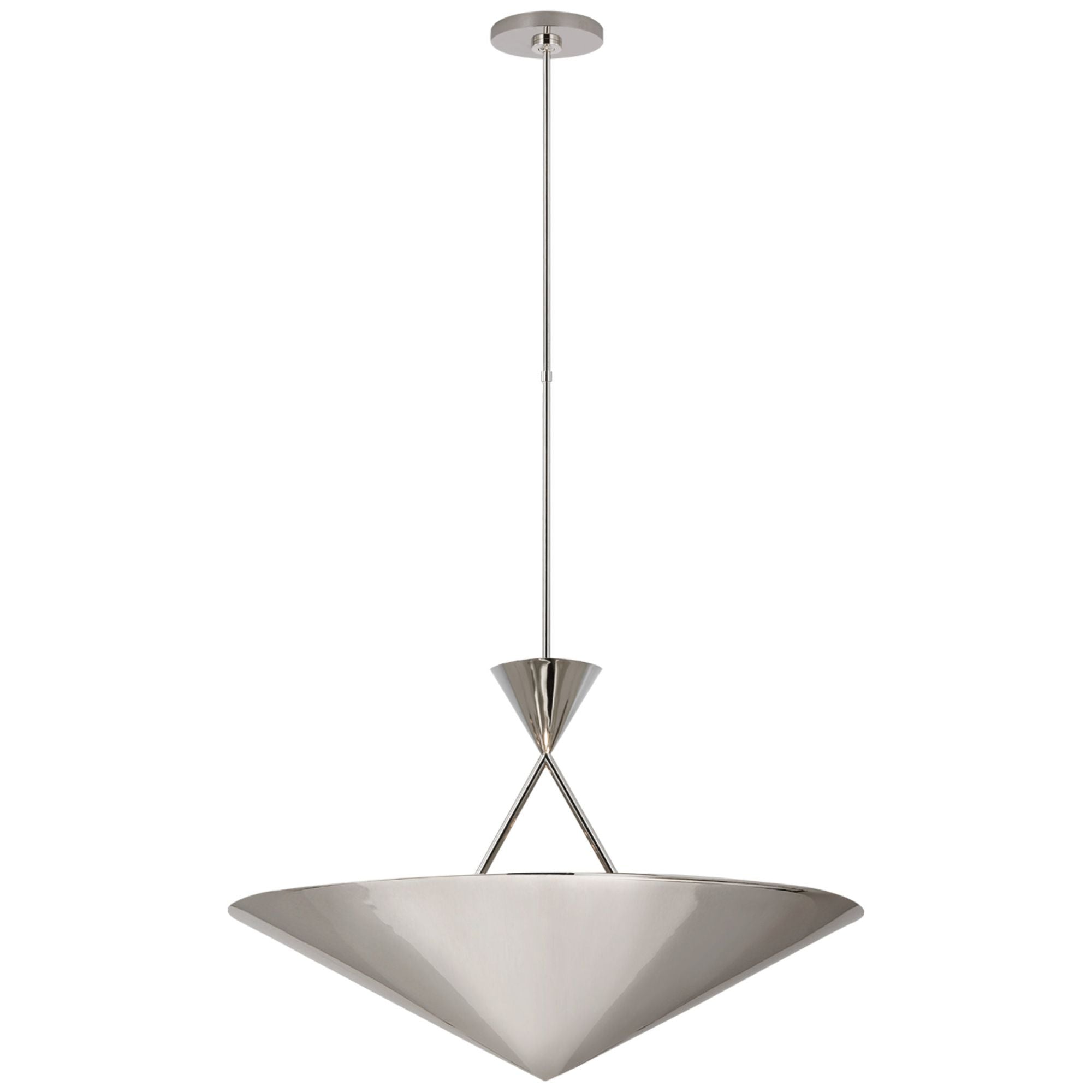 Paloma Contreras Orsay Medium Chandelier in Polished Nickel Ceiling Light W30"