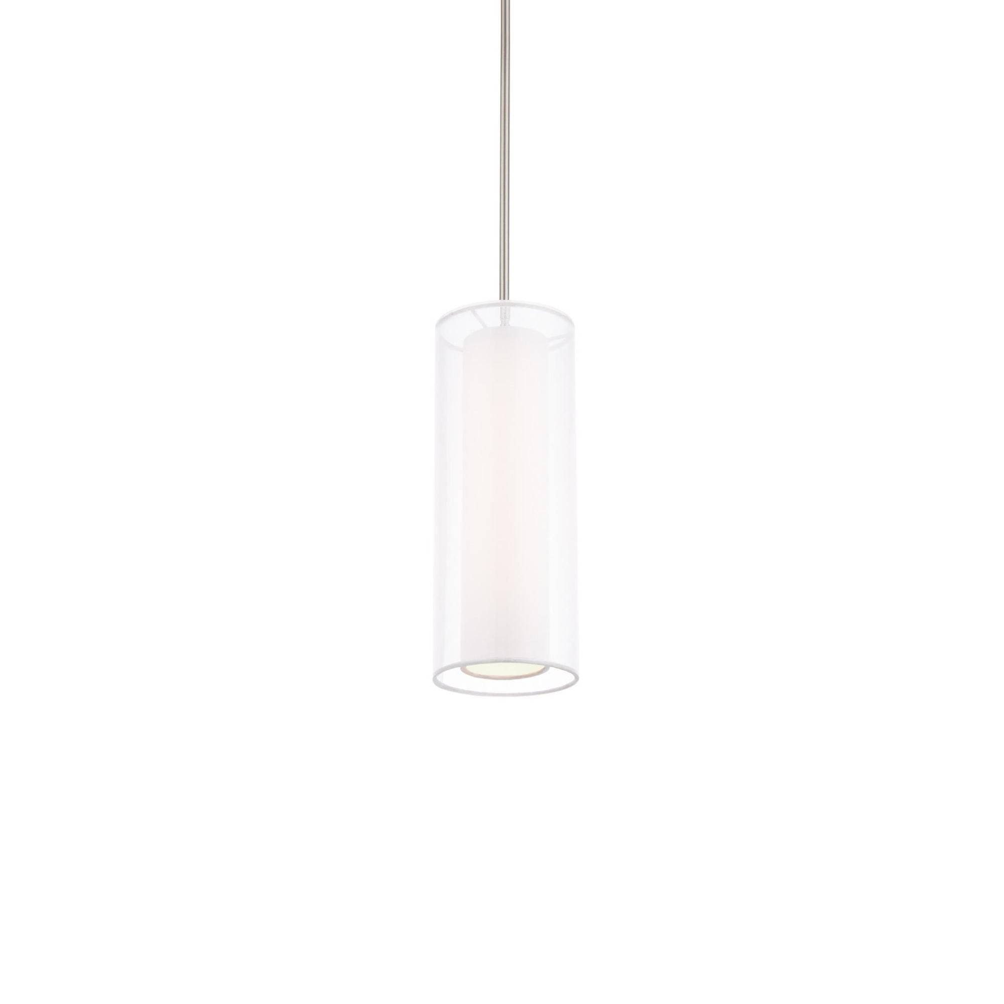 Metropolis 13in LED Mini Pendant 3000K in Brushed Nickel