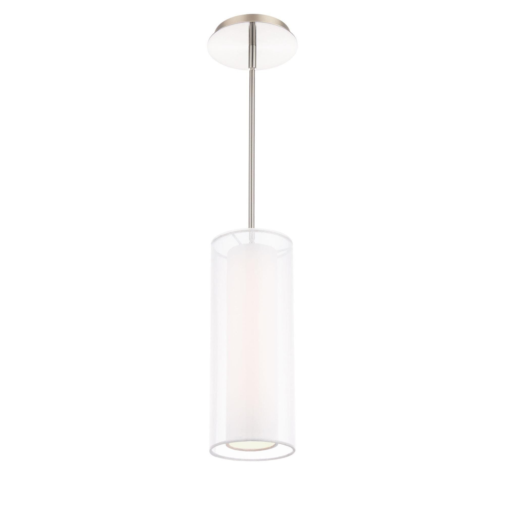 Metropolis 13in LED Mini Pendant 3000K in Brushed Nickel