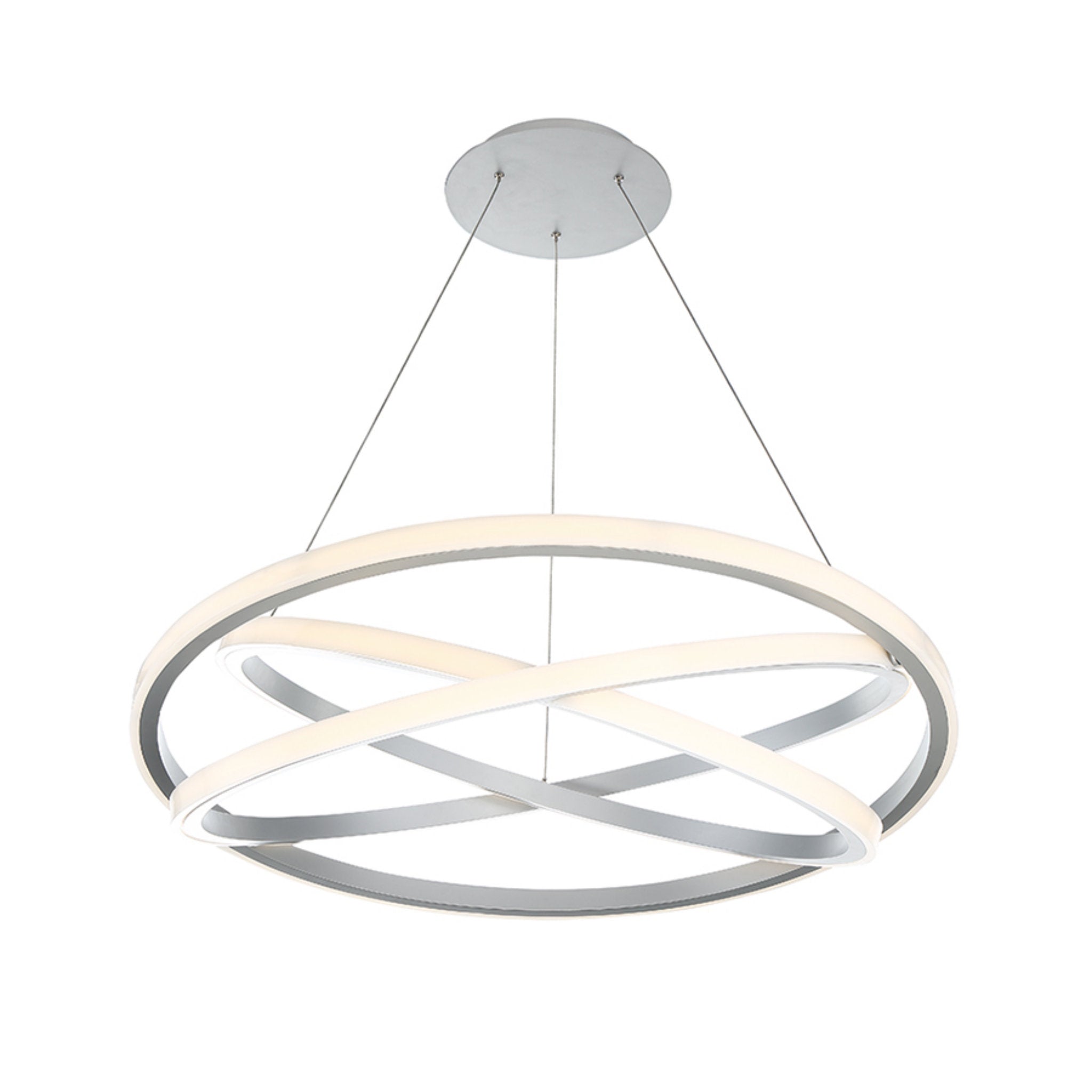 Modern Forms PD-24838-TT 3000K 82 Watt Veloce LED Chandelier in Titanium