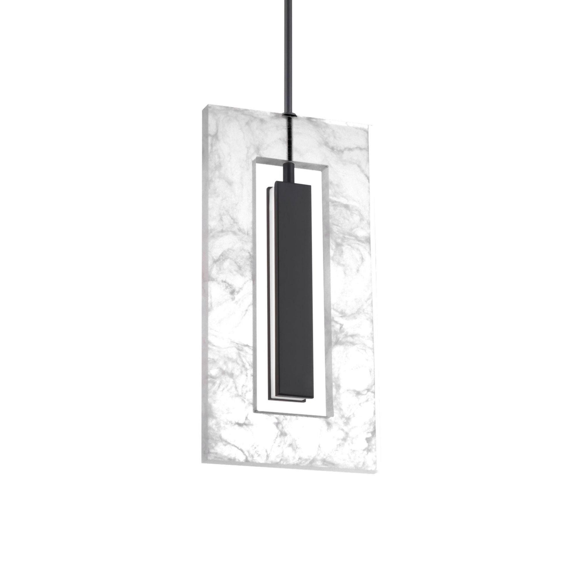 Cambria 8in LED Mini Pendant 3000K in Black
