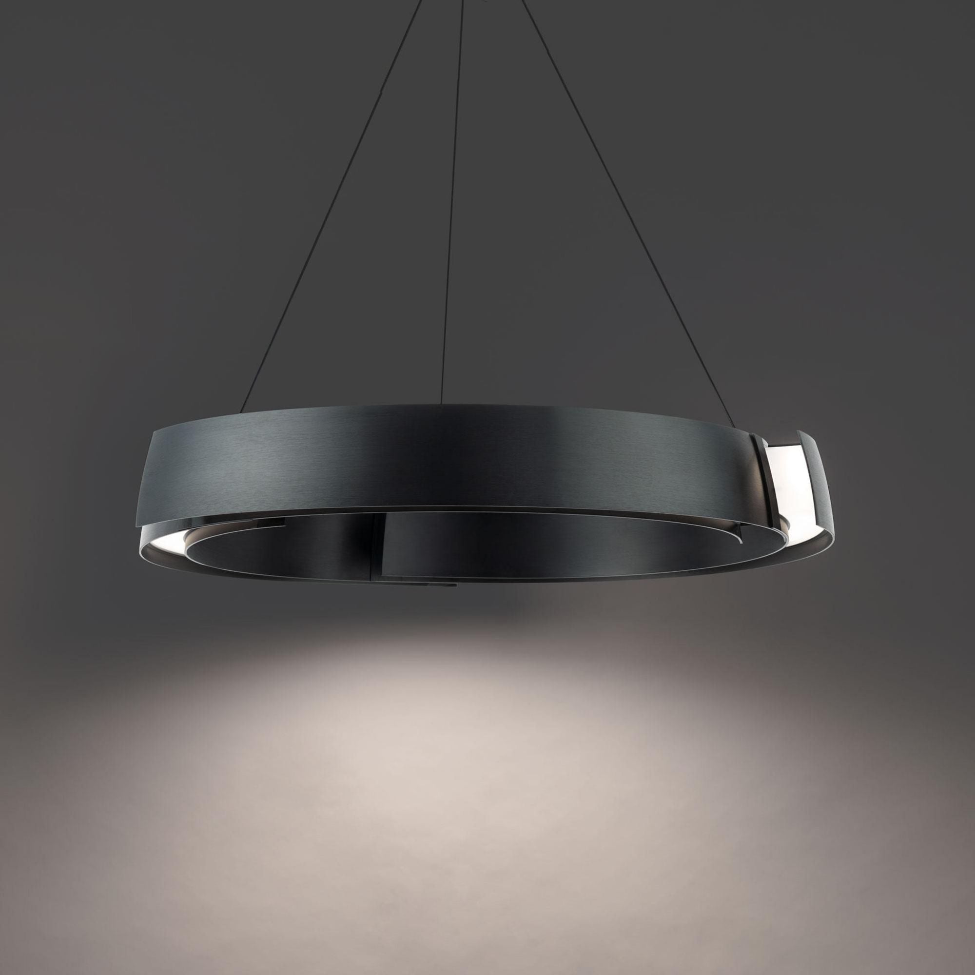 Battlestar 28in LED Pendant 3000K in Black