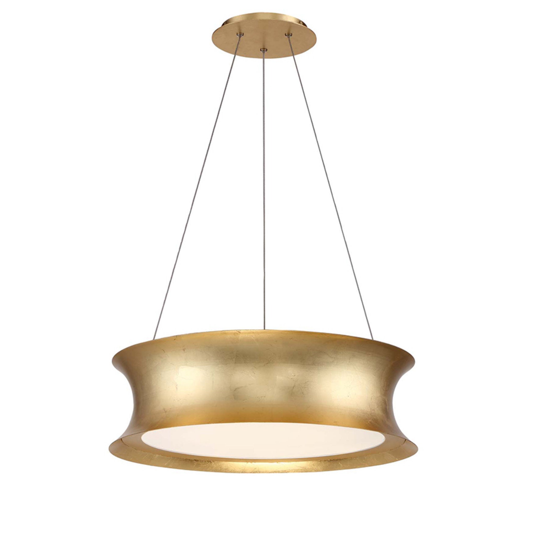Modern Forms PD-34620-GL 3000K 41 Watt Tango LED Chandelier in Gold Leaf