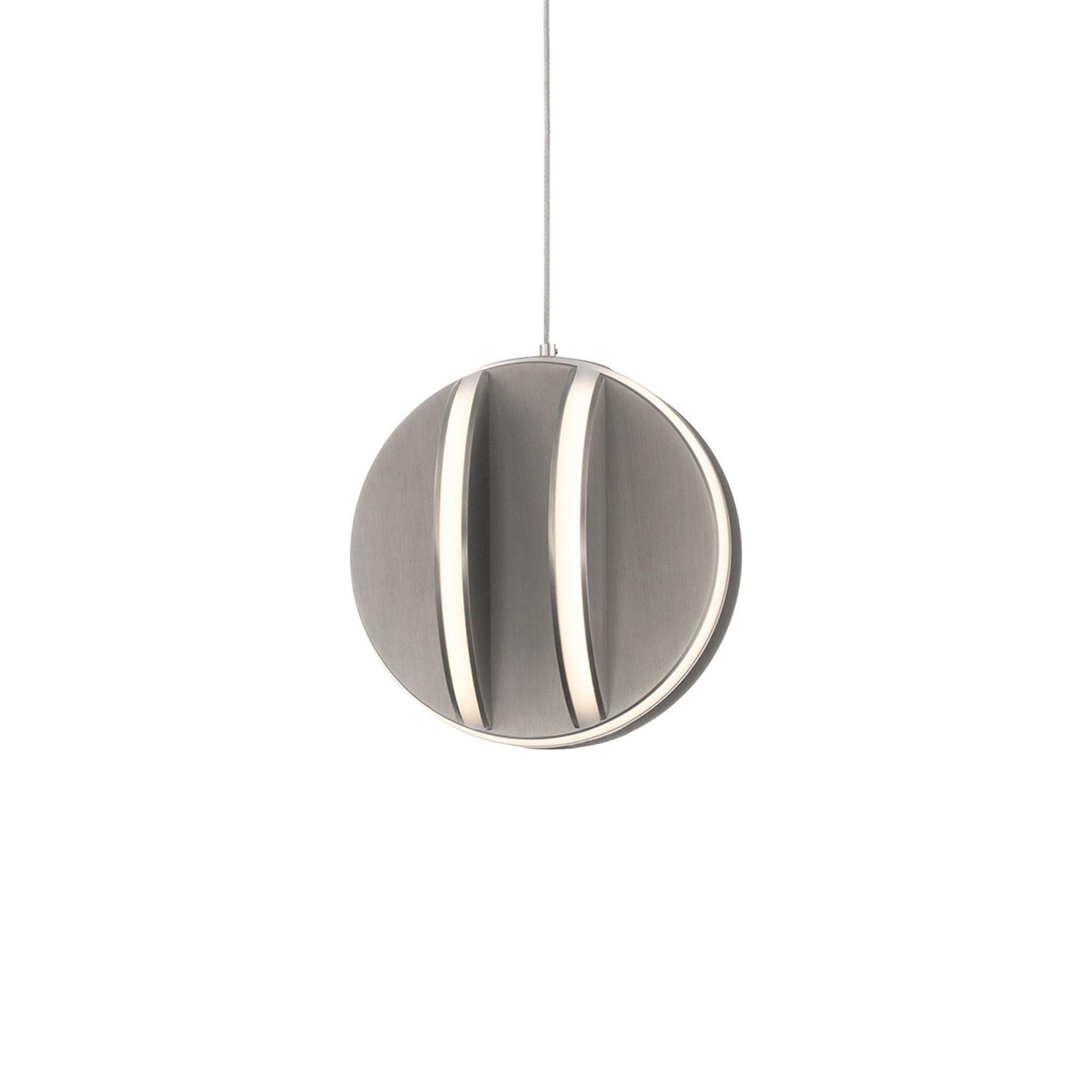 Carillion LED 1 Light Mini Pendant 3000K in Brushed Nickel