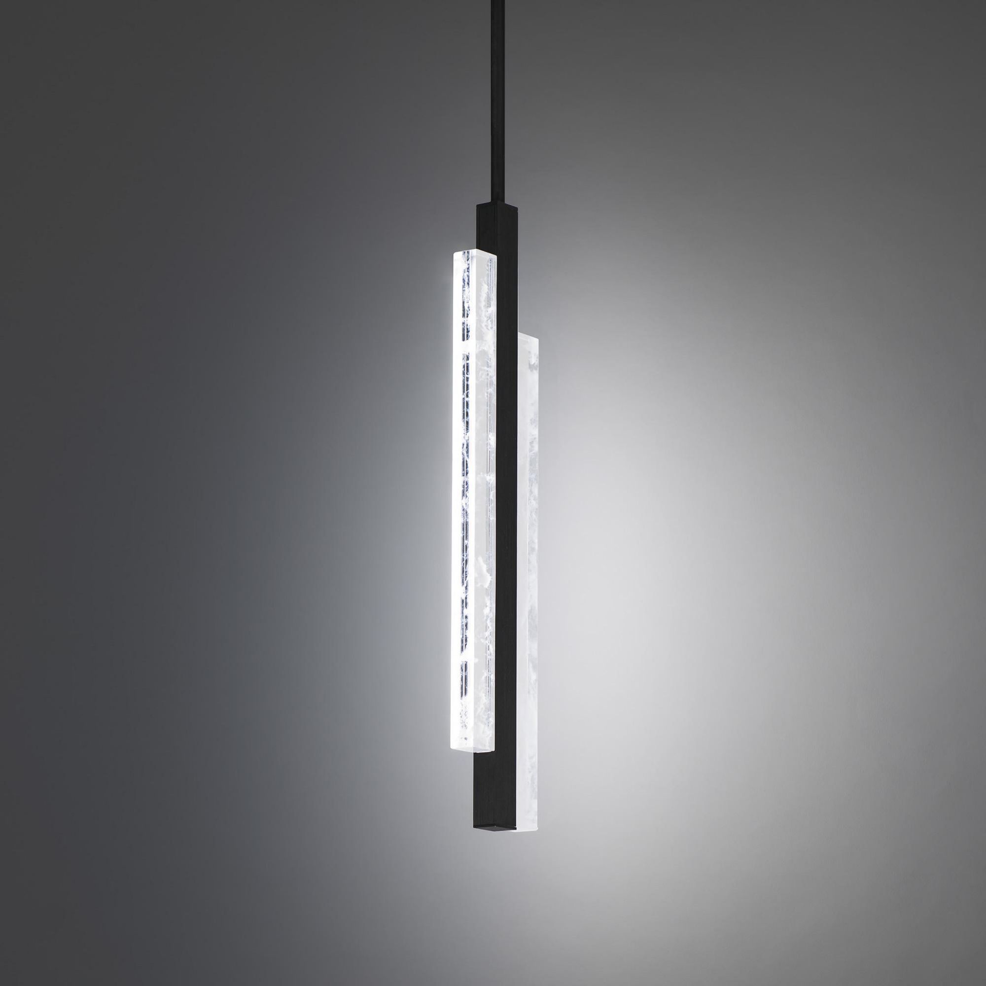 Tandem 17in LED Mini Pendant 3000K in Black