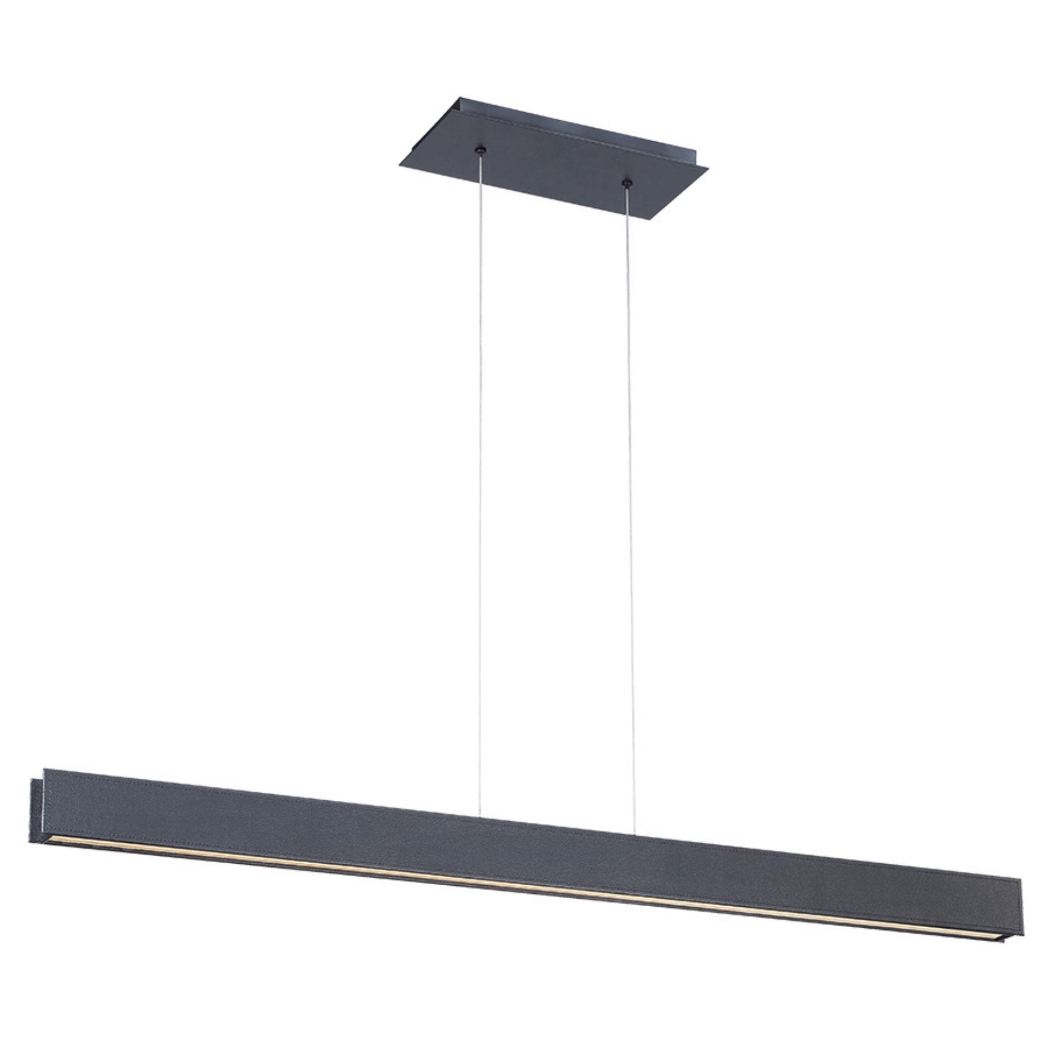 Modern Forms PD-51542-BK 3000K 49 Watt Bdsm LED Linear Pendant in Black