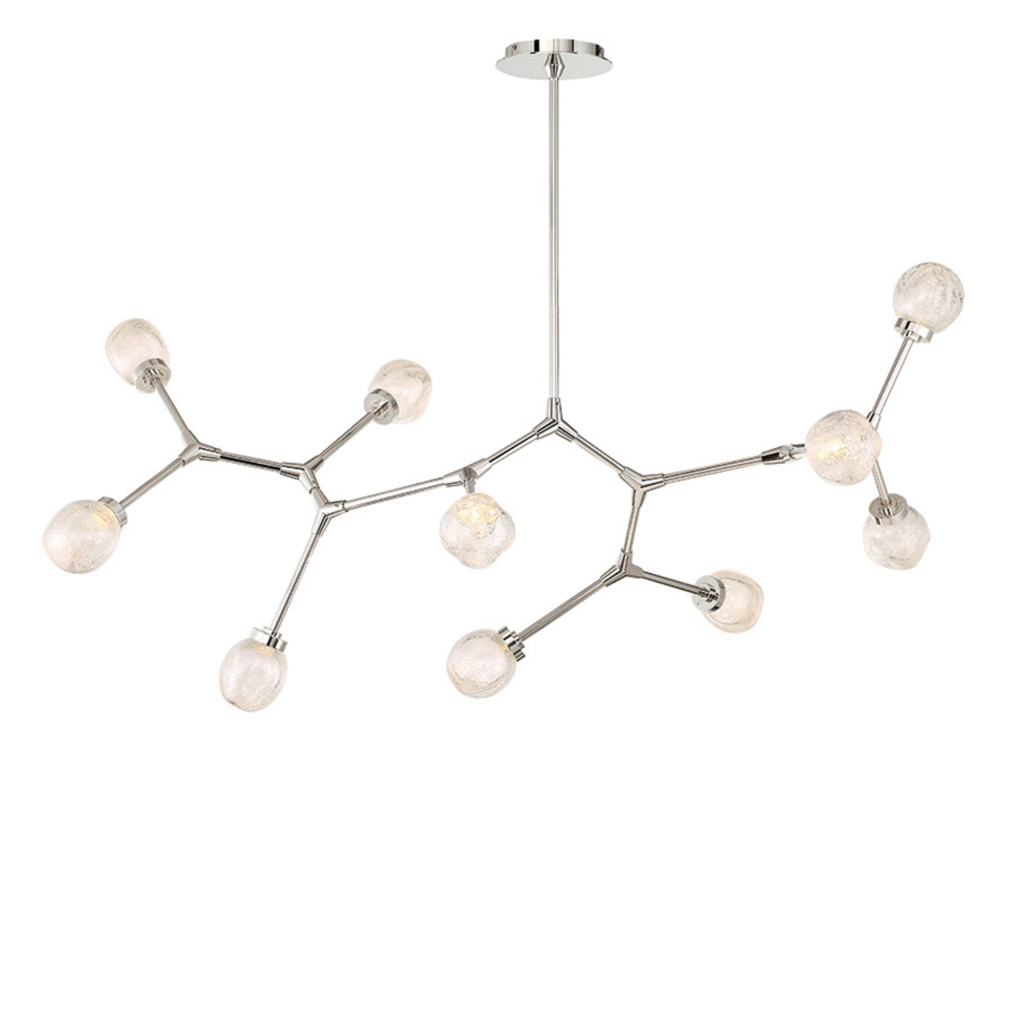 Modern Forms PD-53751-PN 3000K 18.5 Watt Catalyst LED Chandelier in Polished Nickel