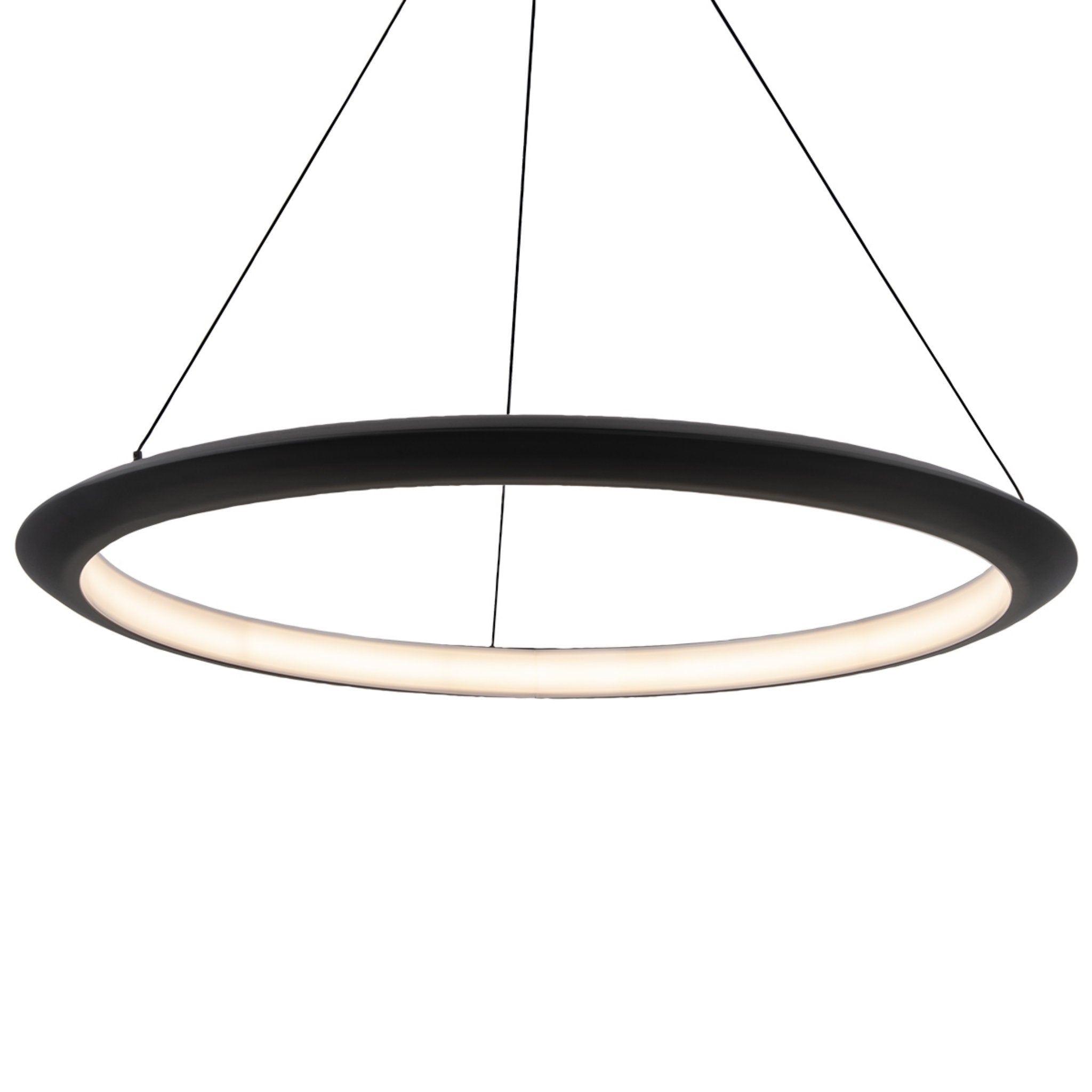 Modern Forms PD-55036-27-BK 2700K 30.1 Watt The Ring LED Pendant in Black