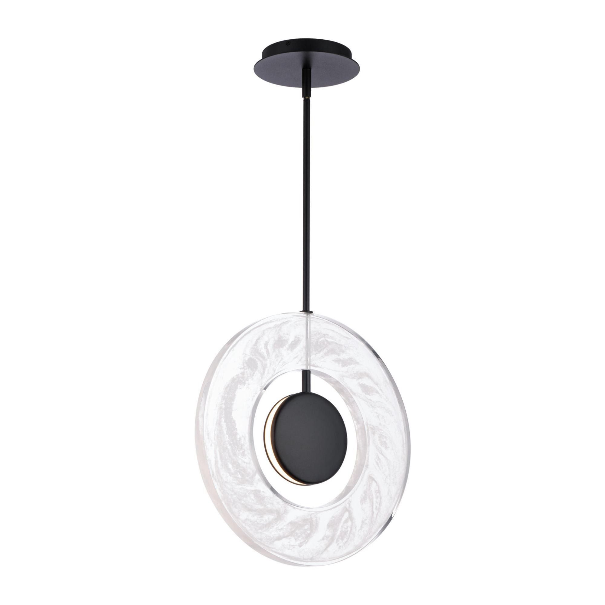 Cymbal 18in LED Mini Pendant 3000K in Black