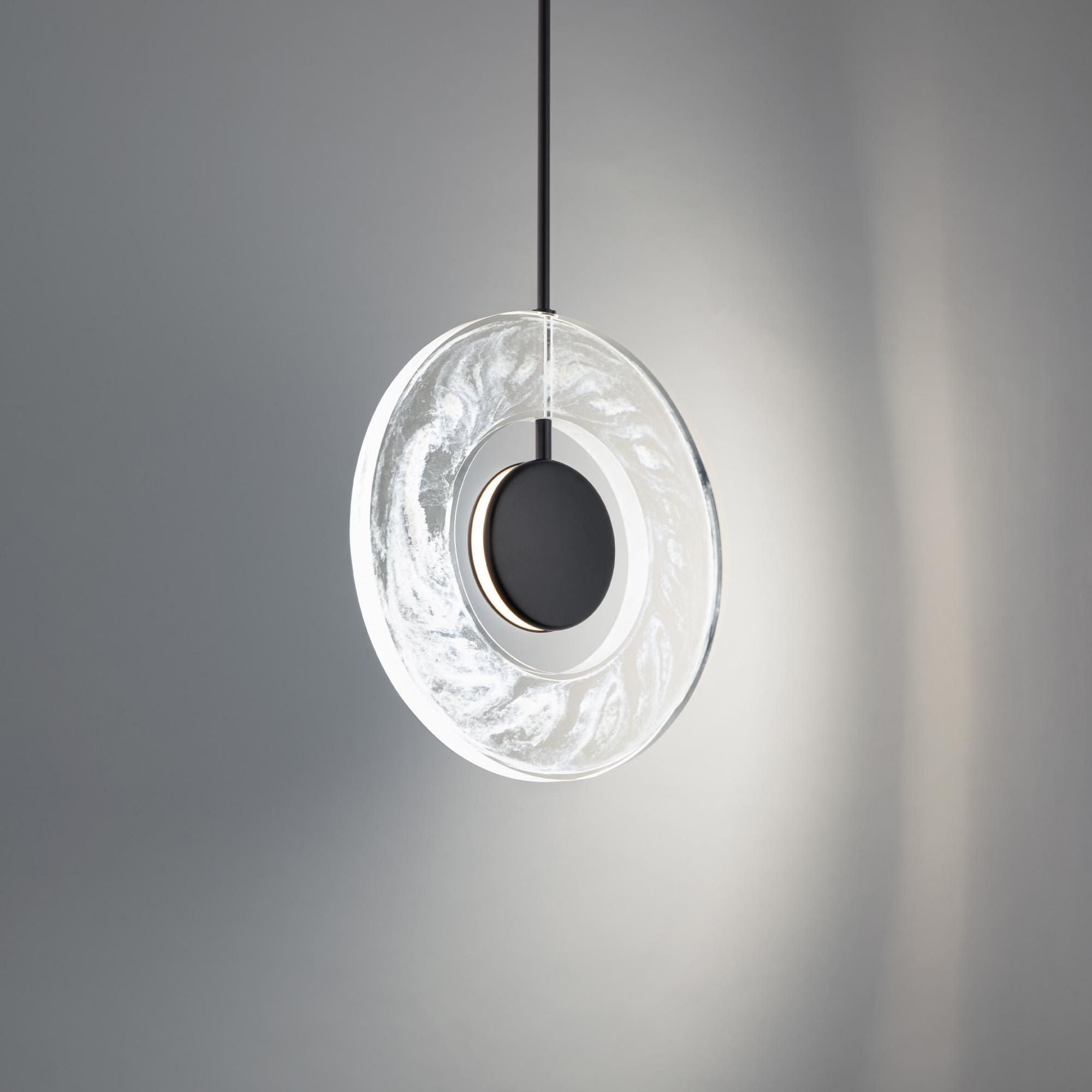 Cymbal 18in LED Mini Pendant 3000K in Black