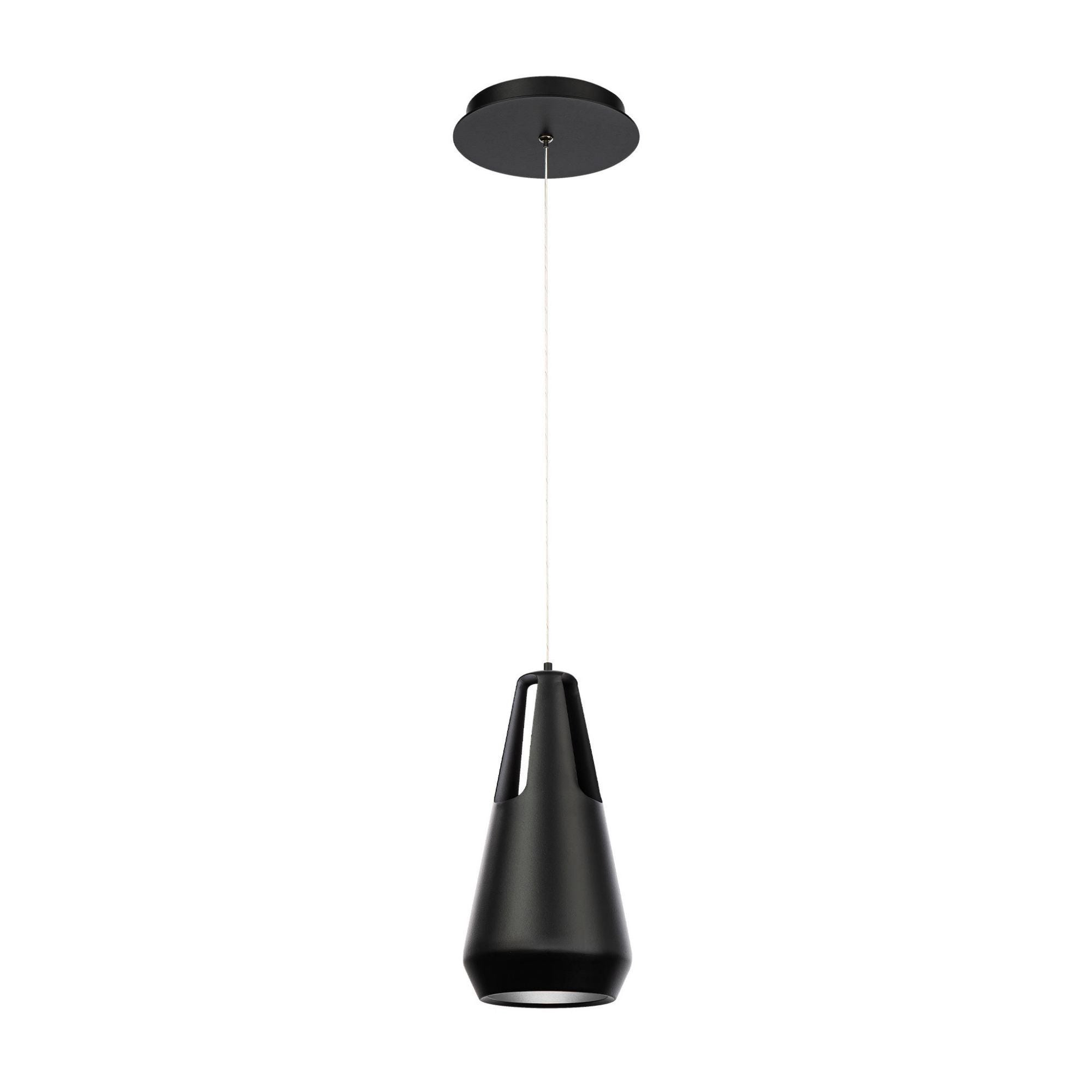 Ingot 10in LED Mini Pendant 3000K in Black